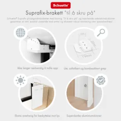 Schuette® Dachfenster Plissee nach Maß • Thermo Kollektion: White Day (Weiß) • Profilfarbe: Weiß