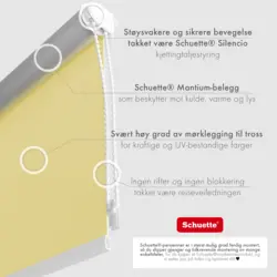 Schuette® Verdunkelungsrollo ohne Bohren & mit Bohren 2in1 nach Maß ● Kollektion Thermo Blackout: Sandy Shore (Beige) ● Profilfarbe: Weiß