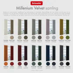 Schuette® Verdunkelungs-Vorhang Gardine mit Ösen nach Maß ● Millenium Velvet Kollektion: Royal Blue (Blau) ● 1 Stück ● Knitterfrei Pflegeleicht Thermo Blickdicht & stark Abdunkelnd