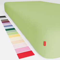 Schuette® Spannbettlaken • 140 x 200 • Wow! Kollektion: Lime Time (Hellgrün) • 100% Superfluff Baumwolle, Blickdicht, Faltenfrei • mit Rundumgummi • Matratzenhöhe bis 20 cm