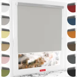 Schuette Verdunkelungsrollo innen am Fenster