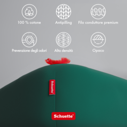 Schuette® Topper Spannbettlaken • 180 x 200 • Wow! Kollektion: Miss Emerald (Dunkelgrün) • 100% Superfluff Baumwolle, Blickdicht, Faltenfrei • mit Rundumgummi • Matratzenhöhe bis 10 cm