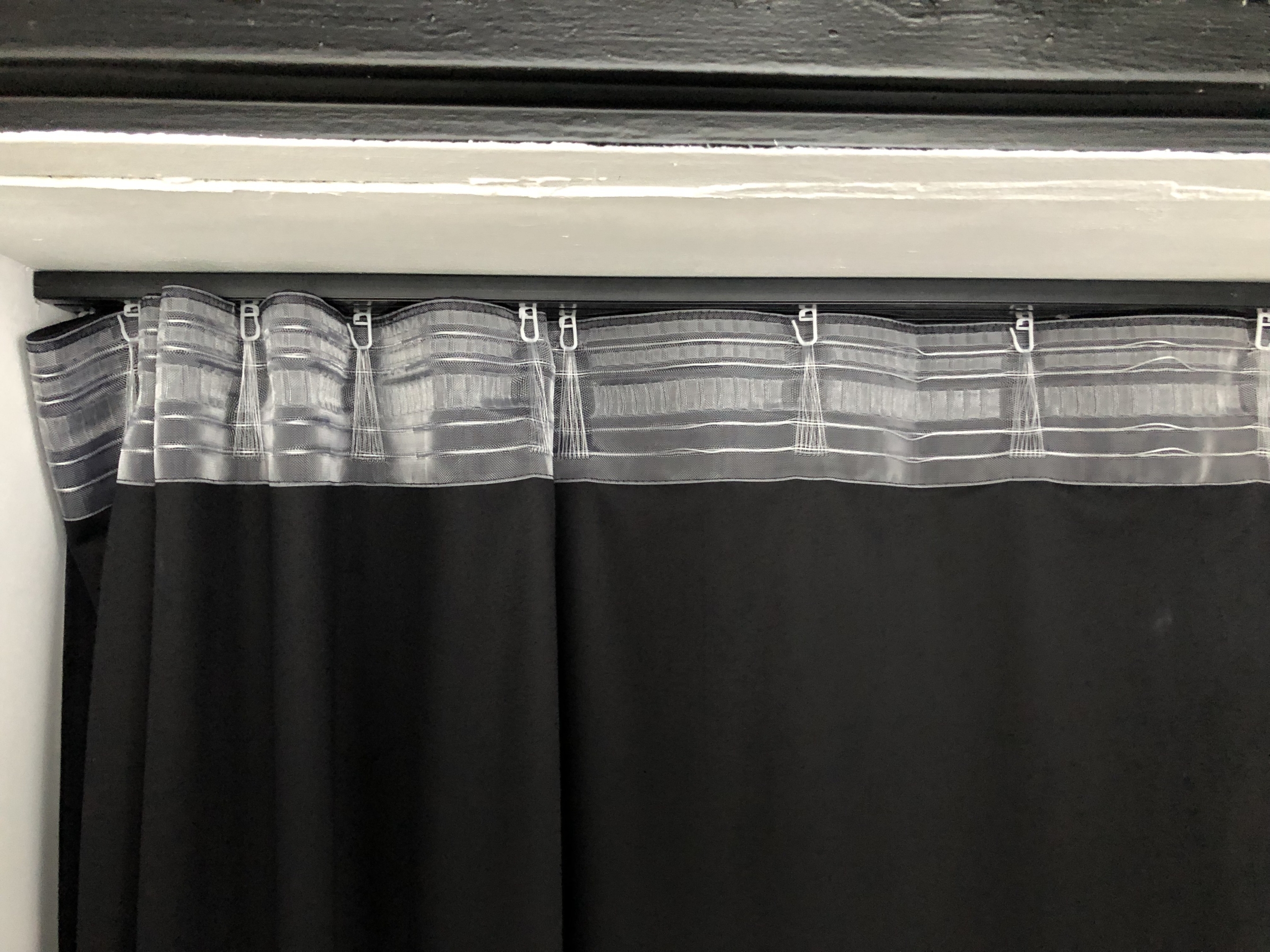 ganchos para rieles de cortinas