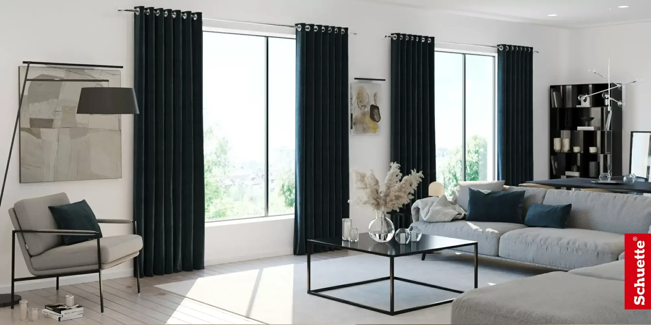 Double rideaux thermiques