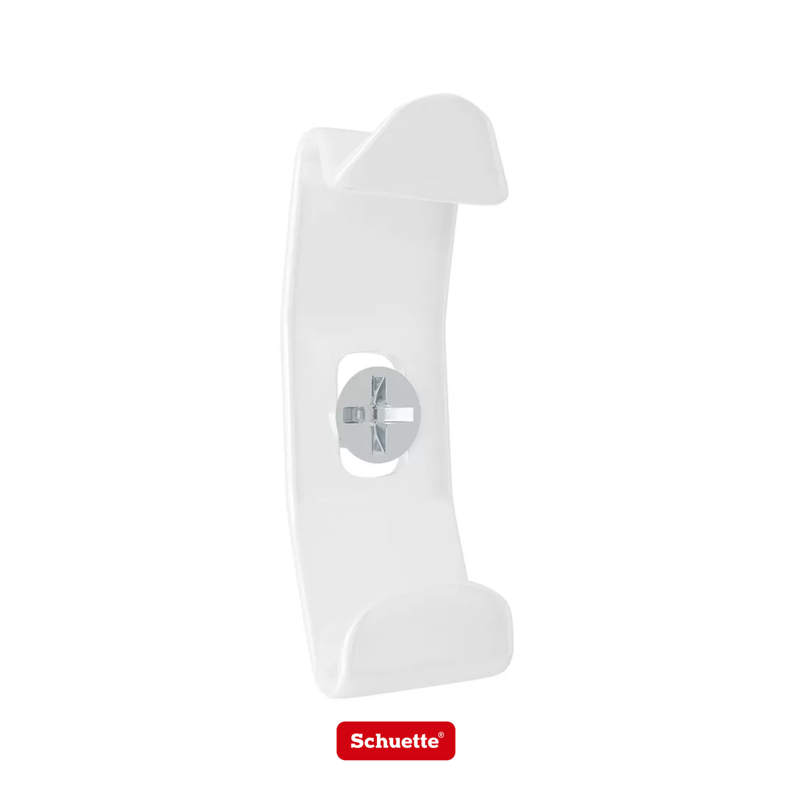 Schroefhouder voor rolgordijnen met boorgat