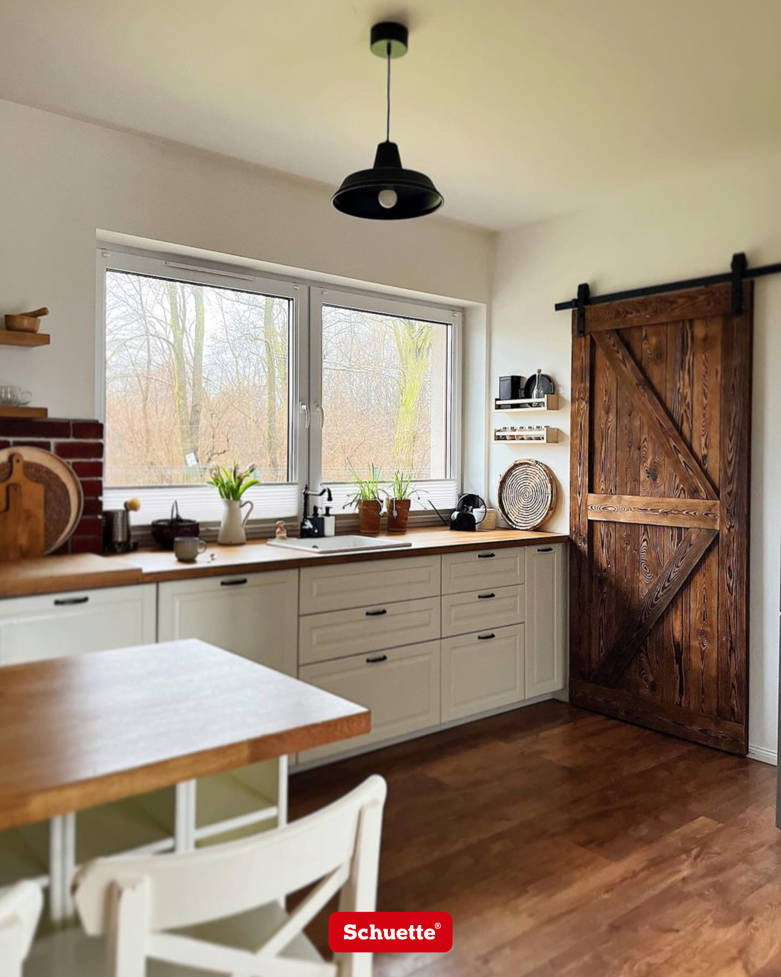 cortinas cocina puerta y ventana