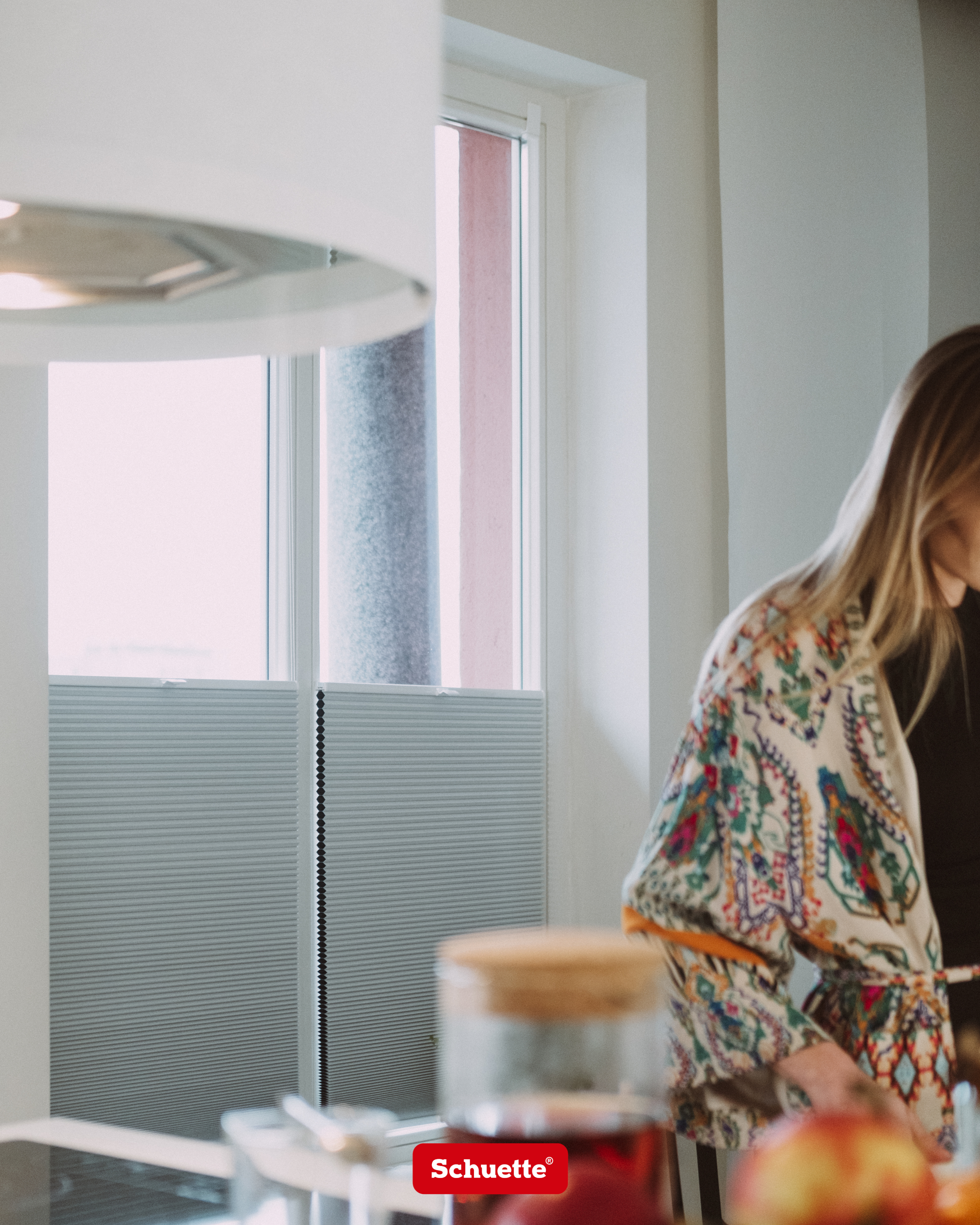 cortinas para puerta y ventana juntas de cocina