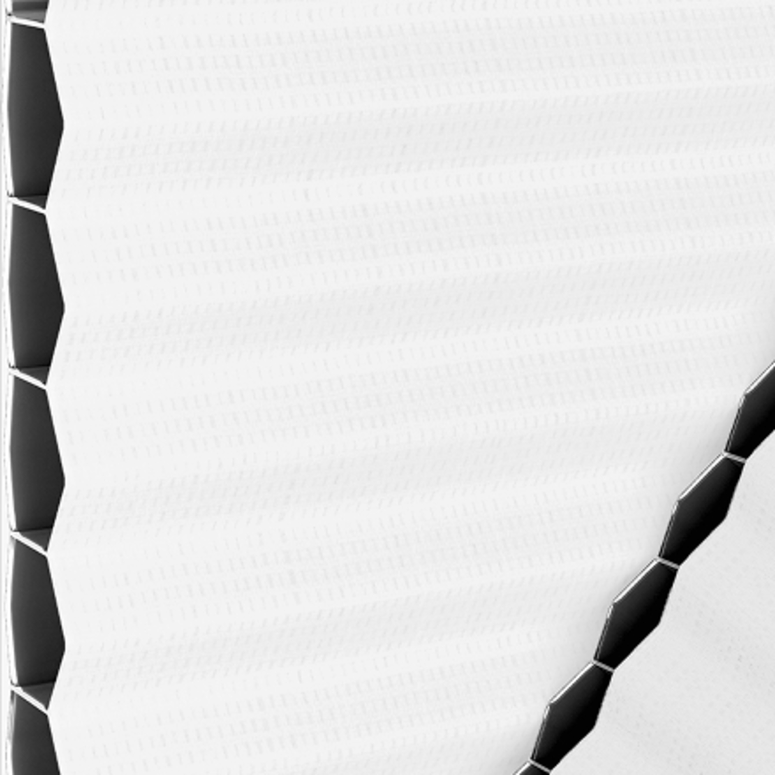 Store plissé occultant Blanc