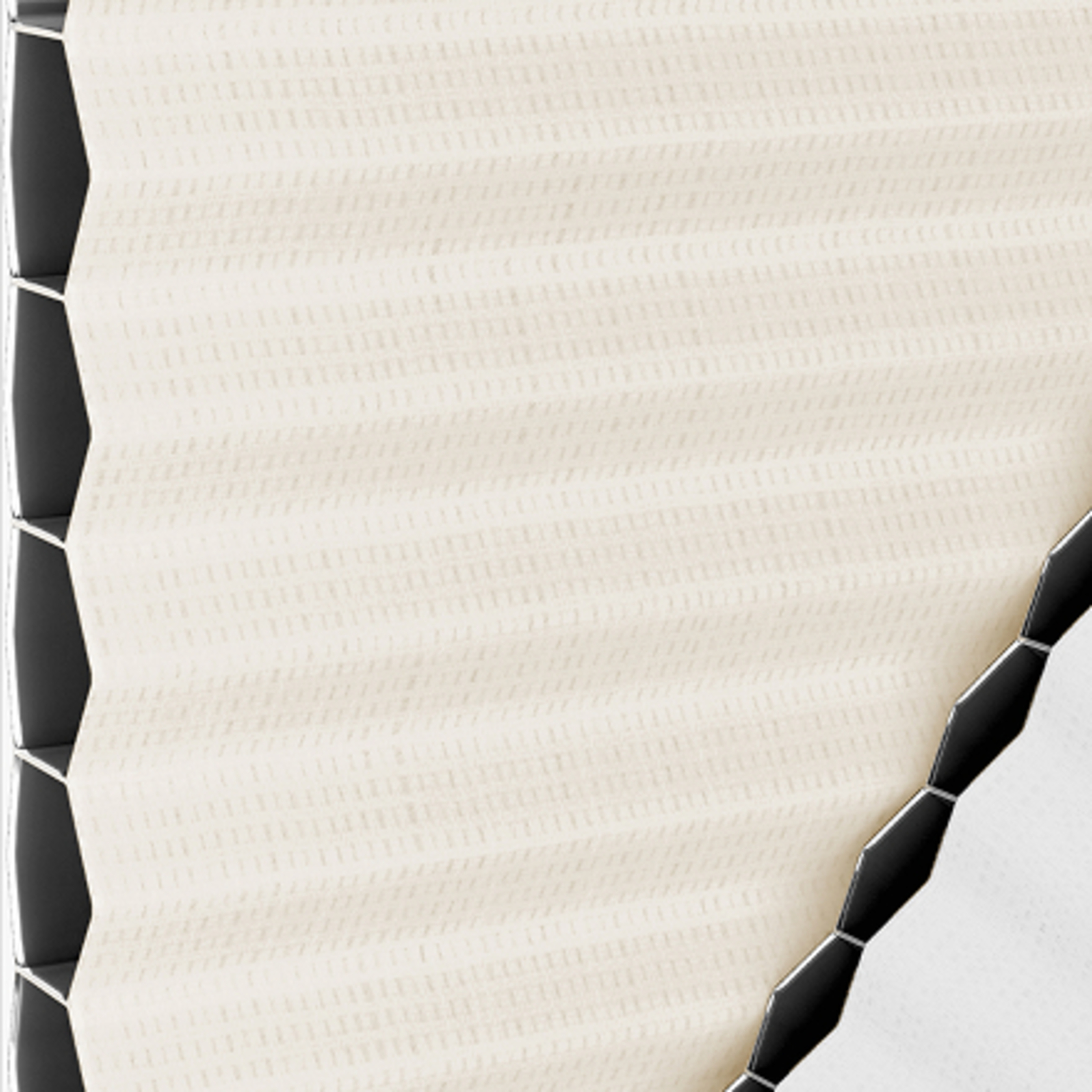 Store plissé occultant Beige