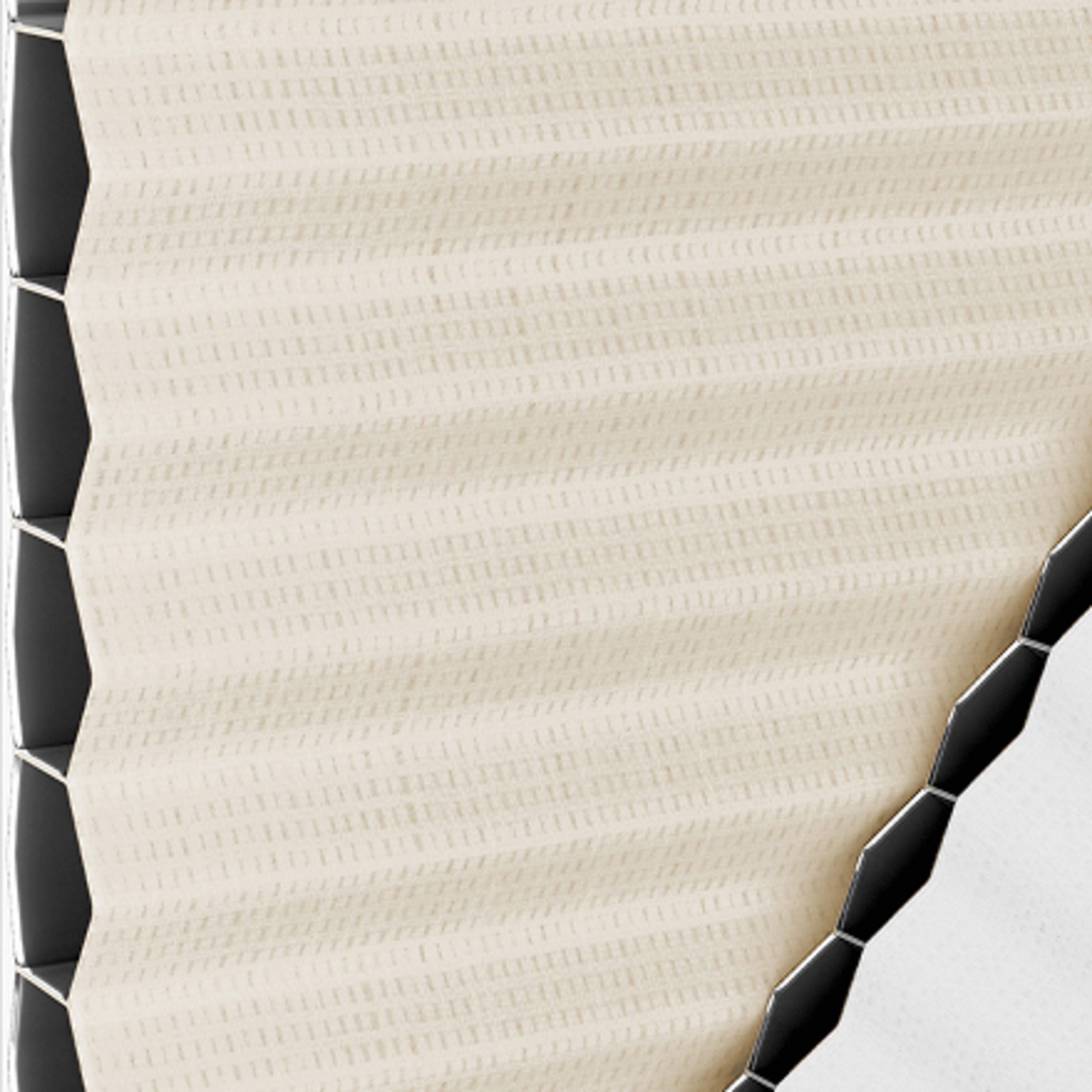 Store plissé occultant Beige