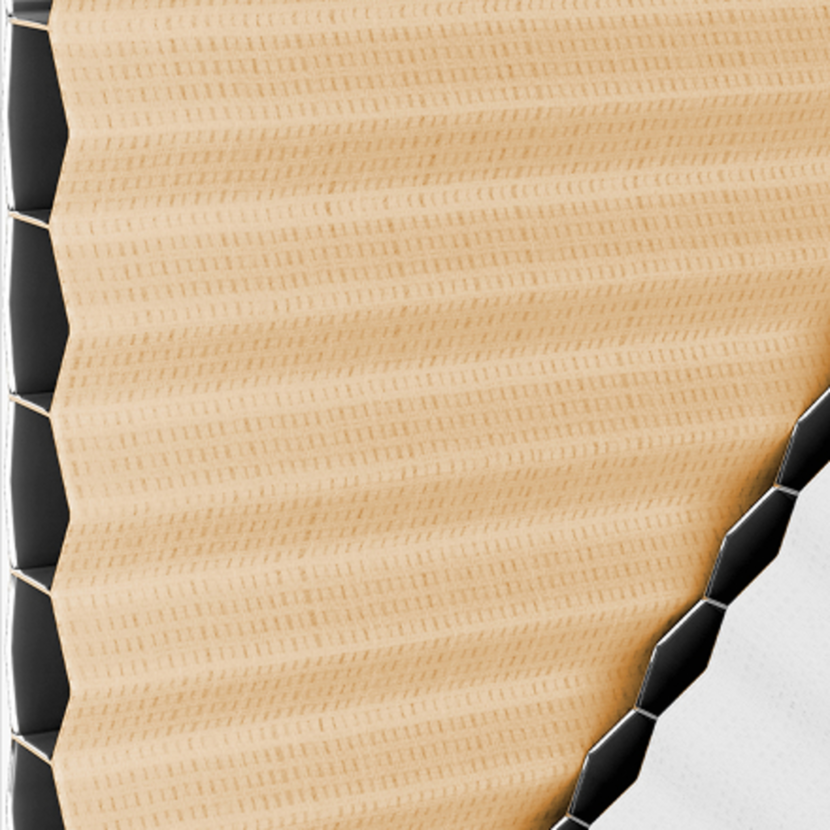 Store plissé occultant Sable