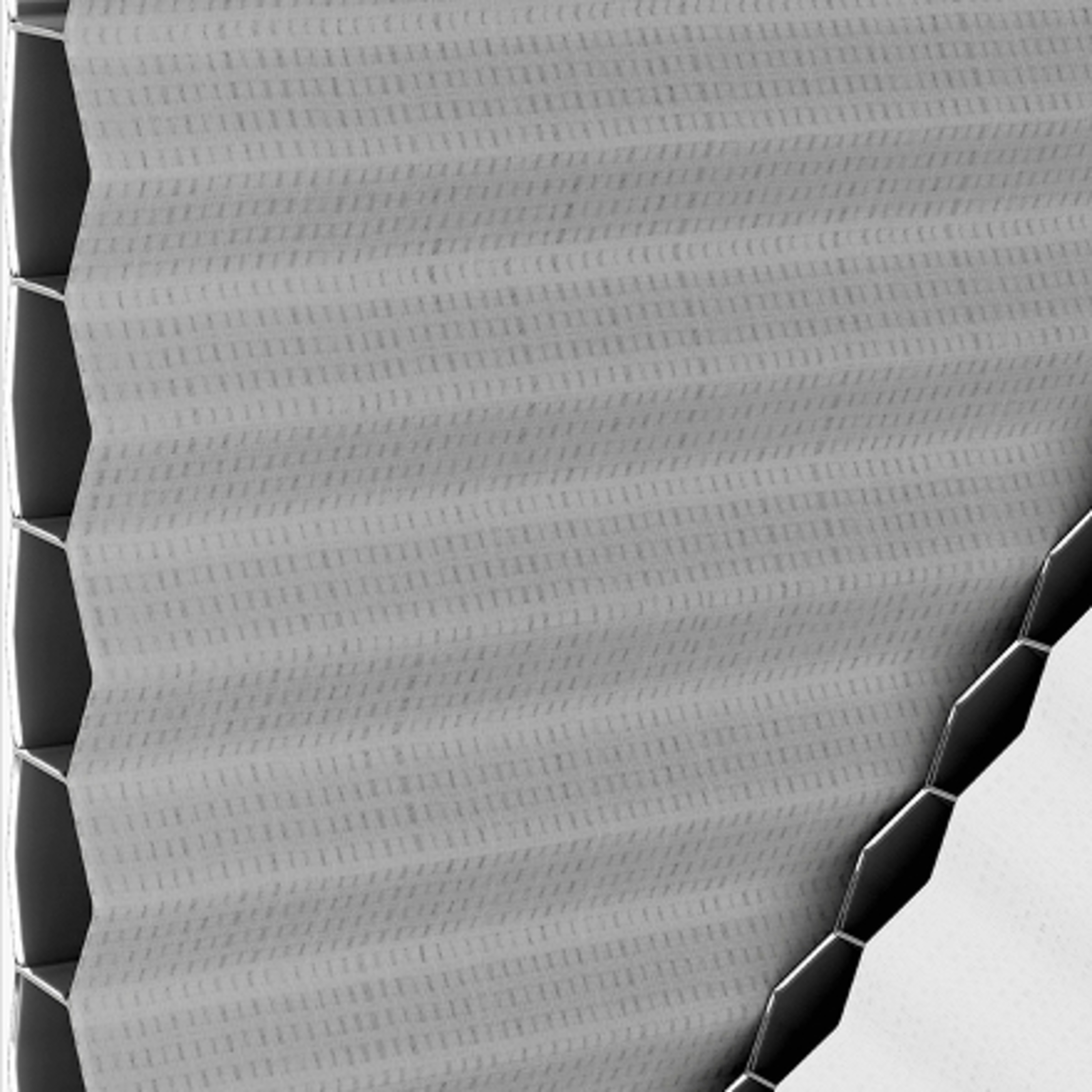 Store plissé occultant Gris