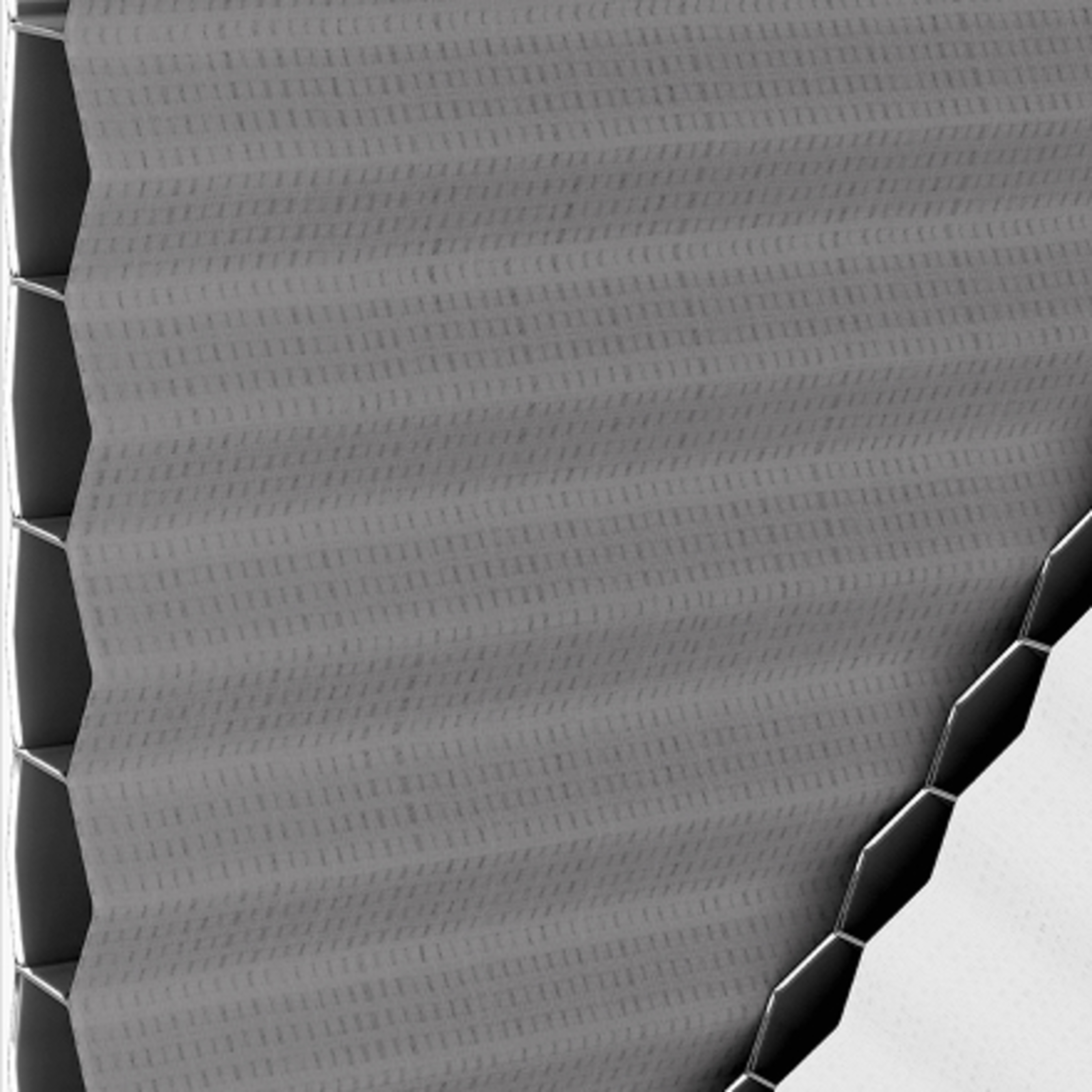 Store plissé occultant Gris