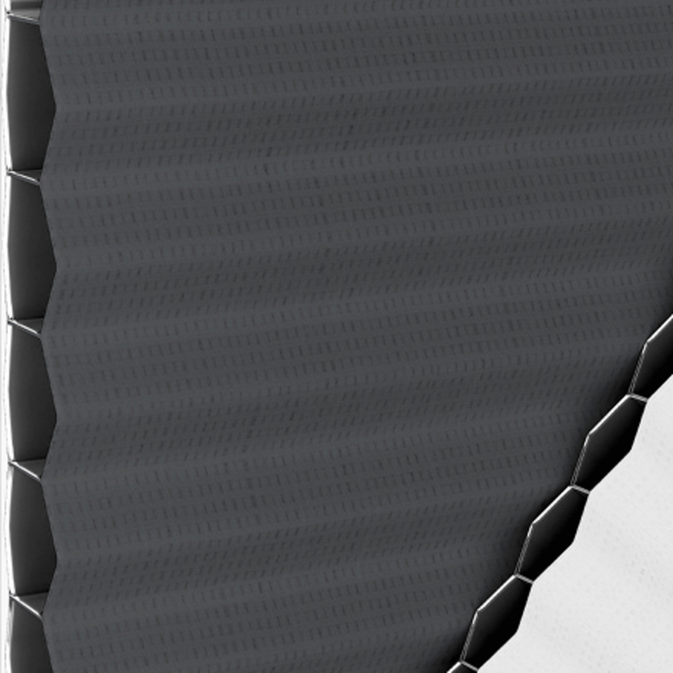 Store plissé occultant Noir