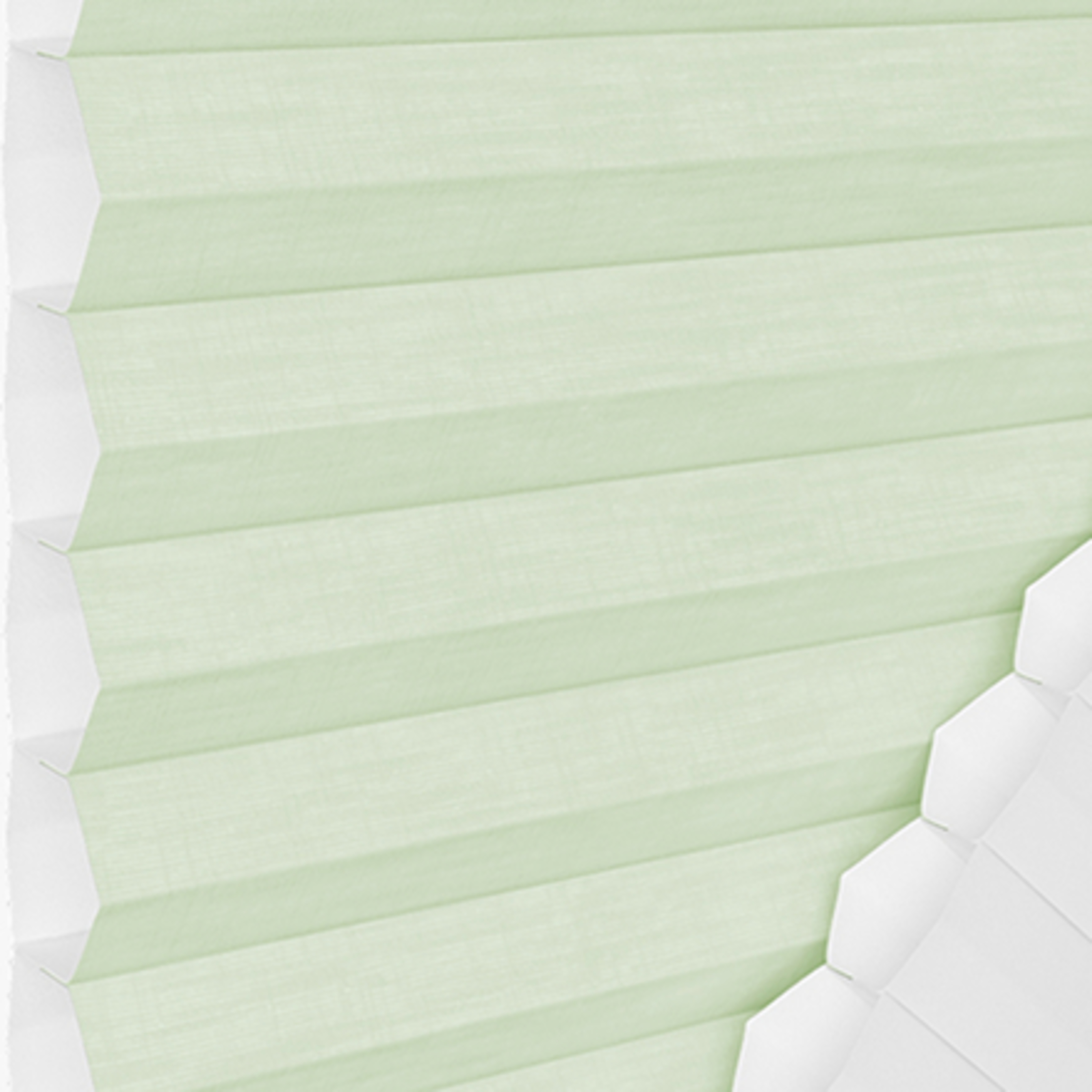 Store plissé alvéolaire thermique Vert pastel