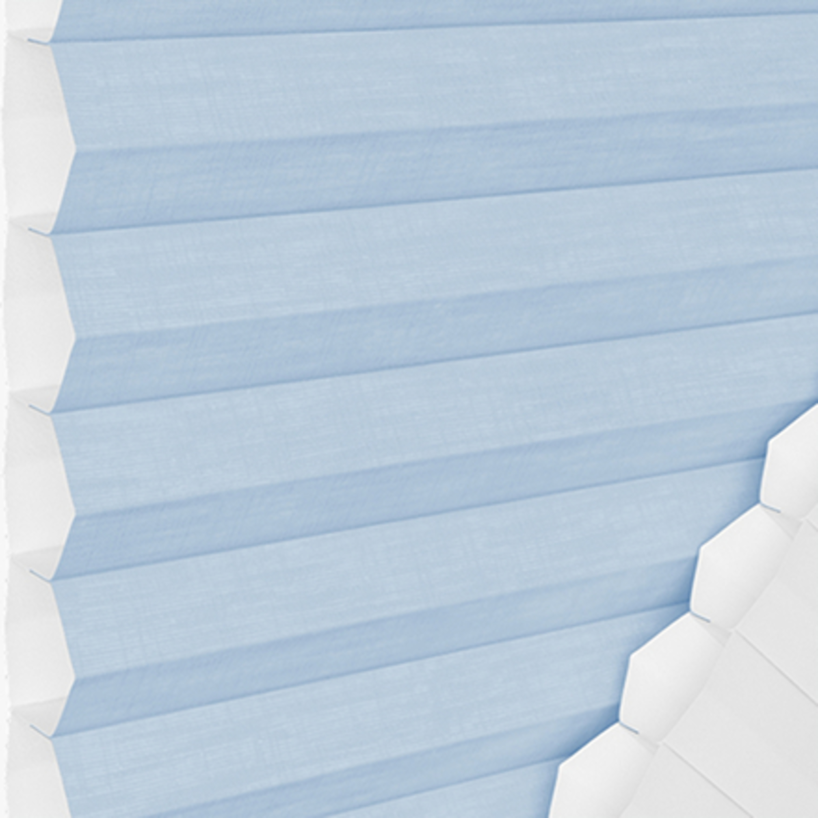 Store plissé alvéolaire thermique Bleu clair