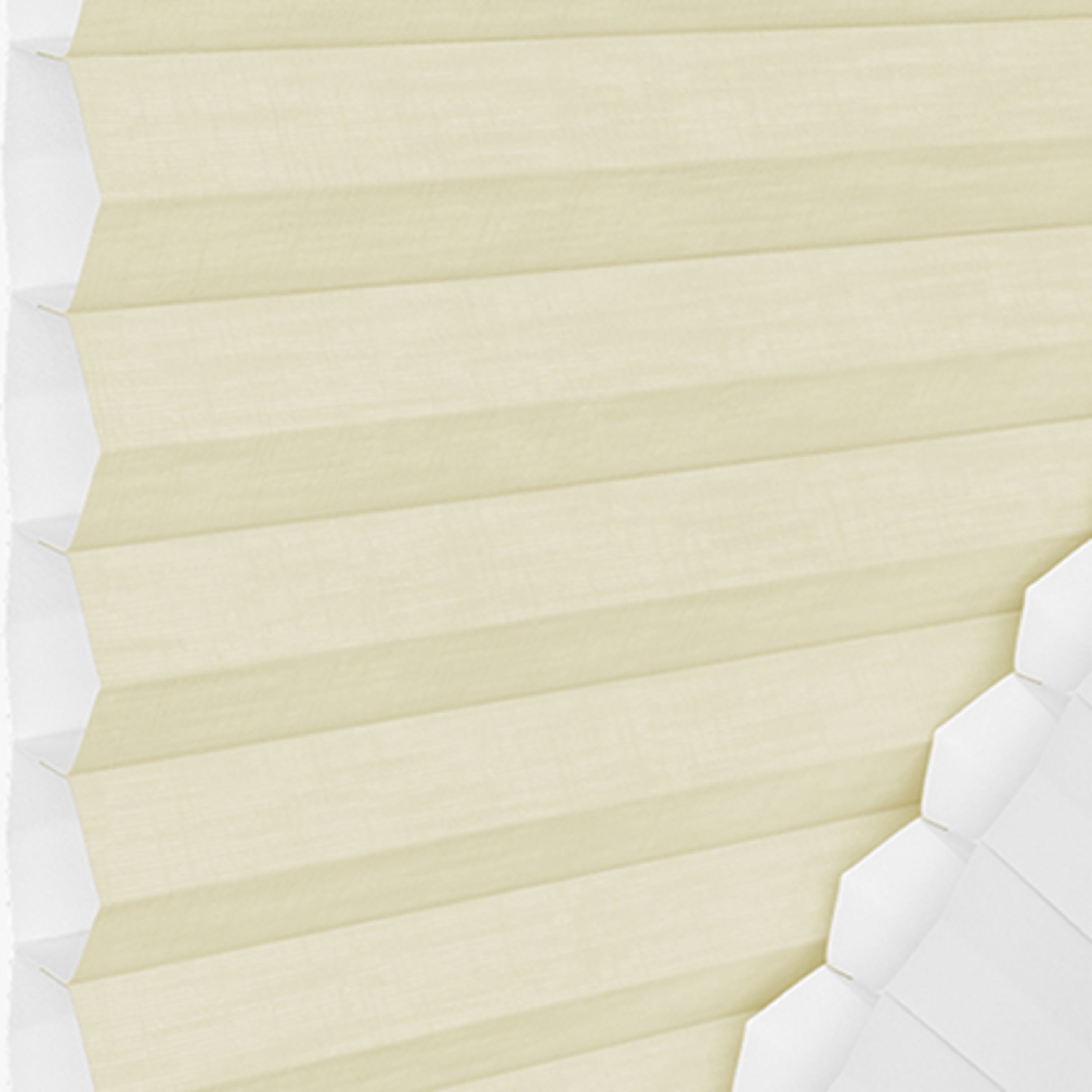 Thermisch honingraat plisségordijn Beige