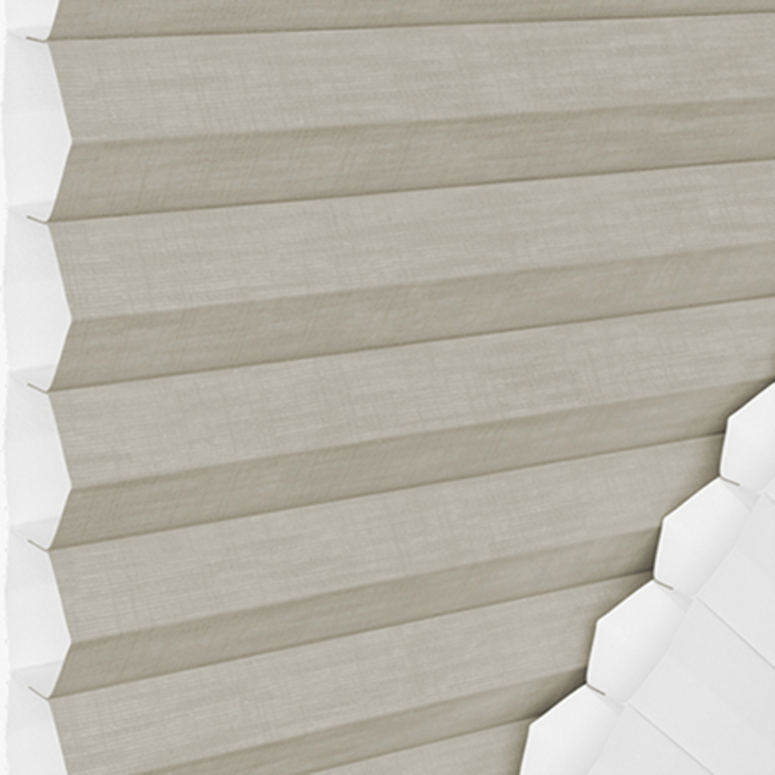 Thermisch honingraat plisségordijn Grijs