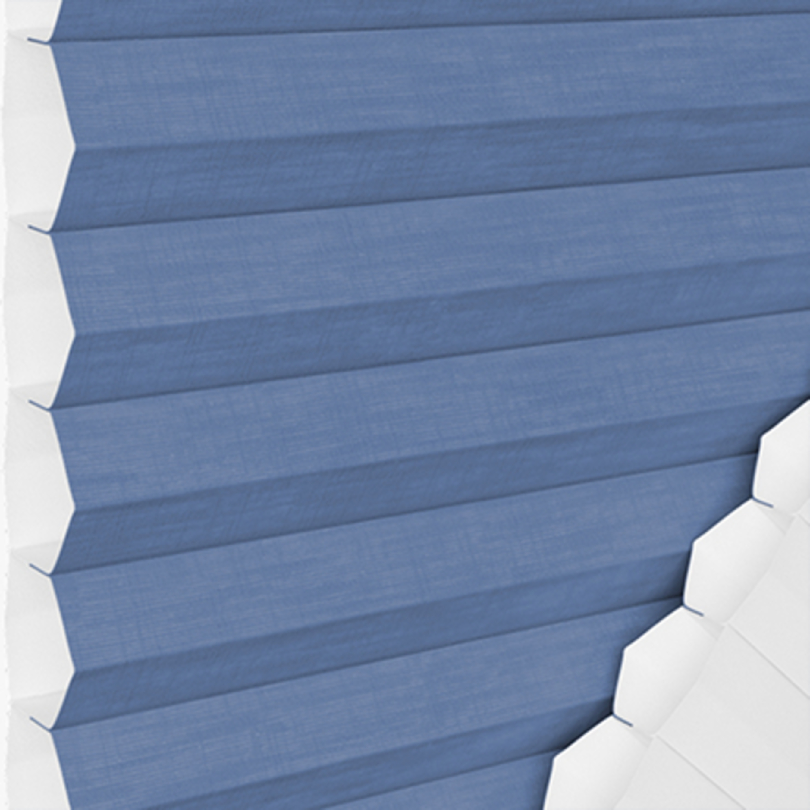 Thermisch honingraat plisségordijn Blauw