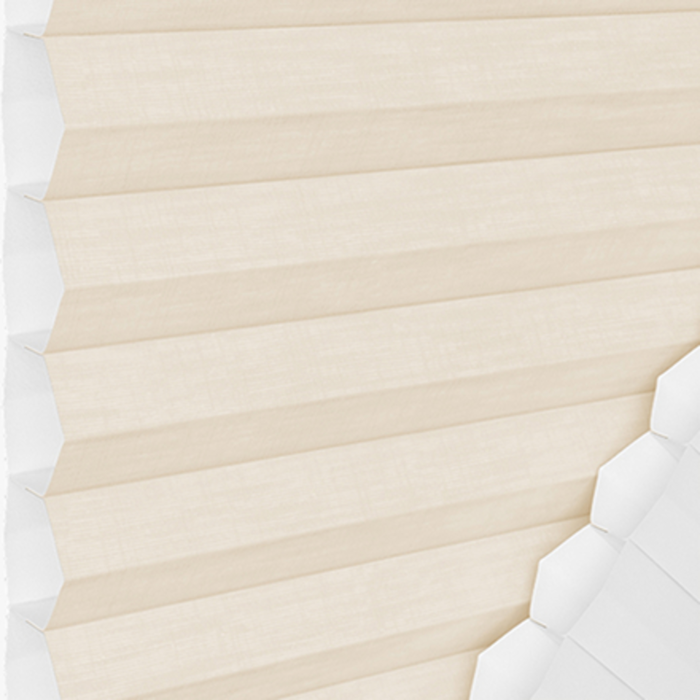 Termo honeycomb plisségardin Krem