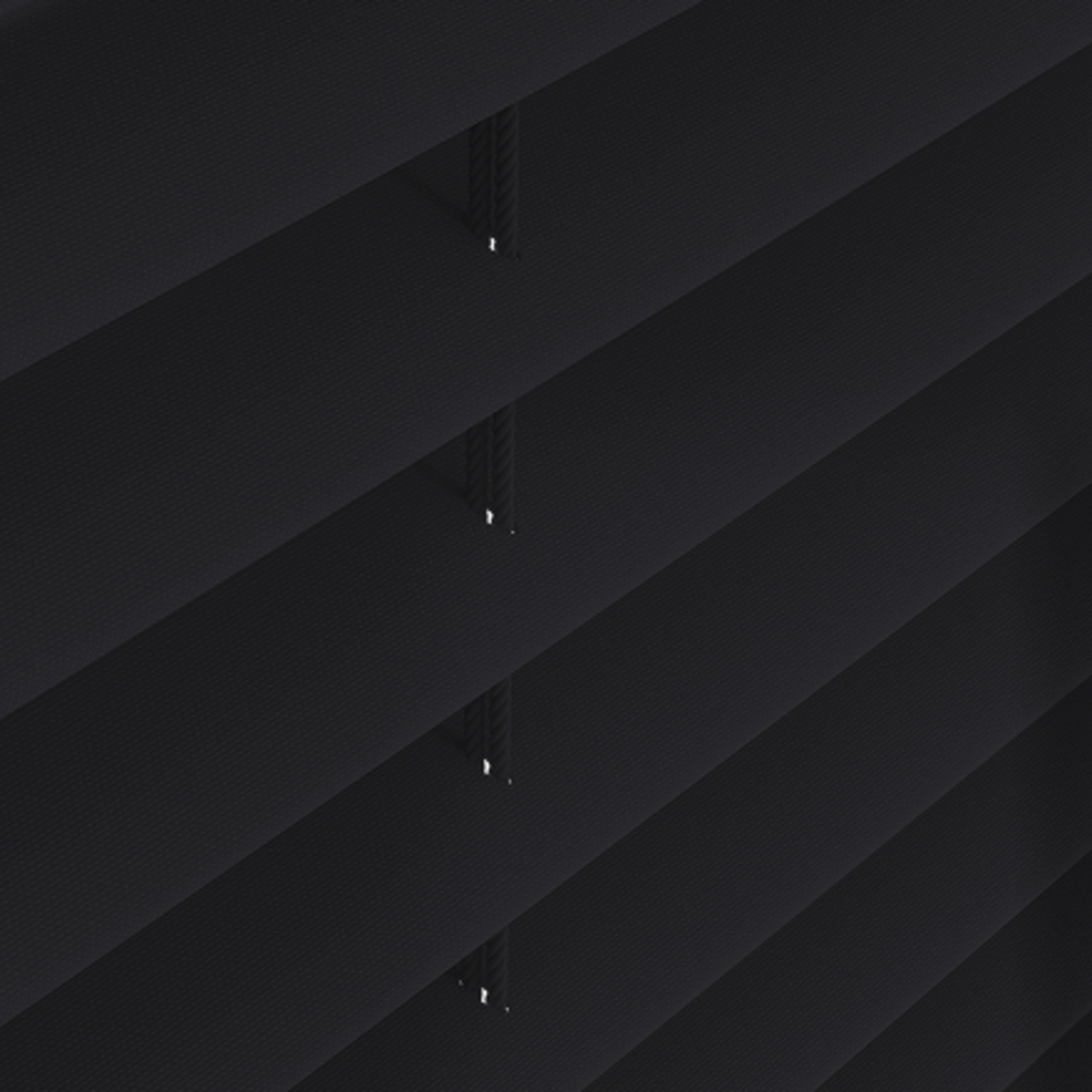 plisségordijn Premium Zwart