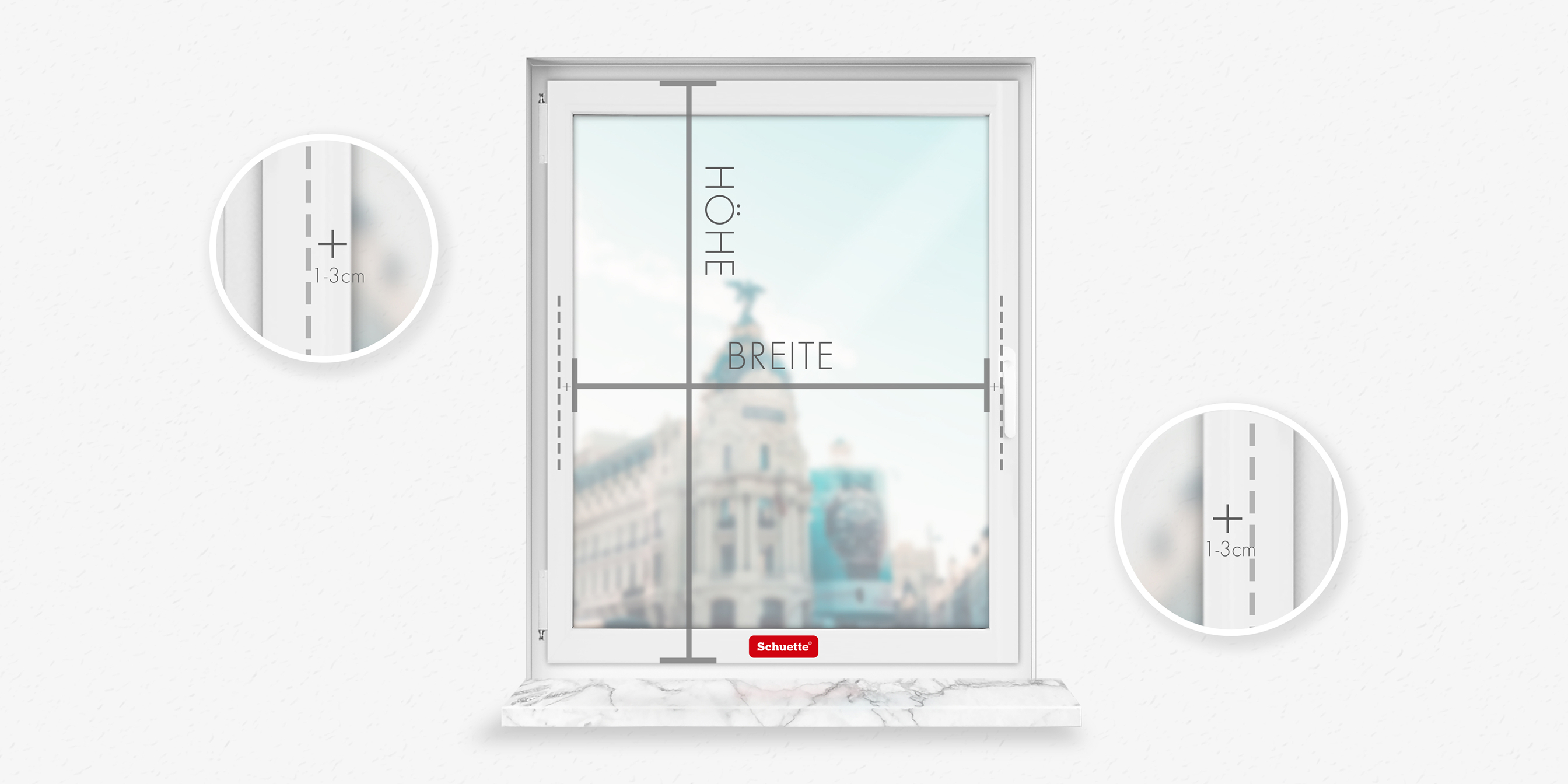 How to measure for clamp-mounted pleated blinds