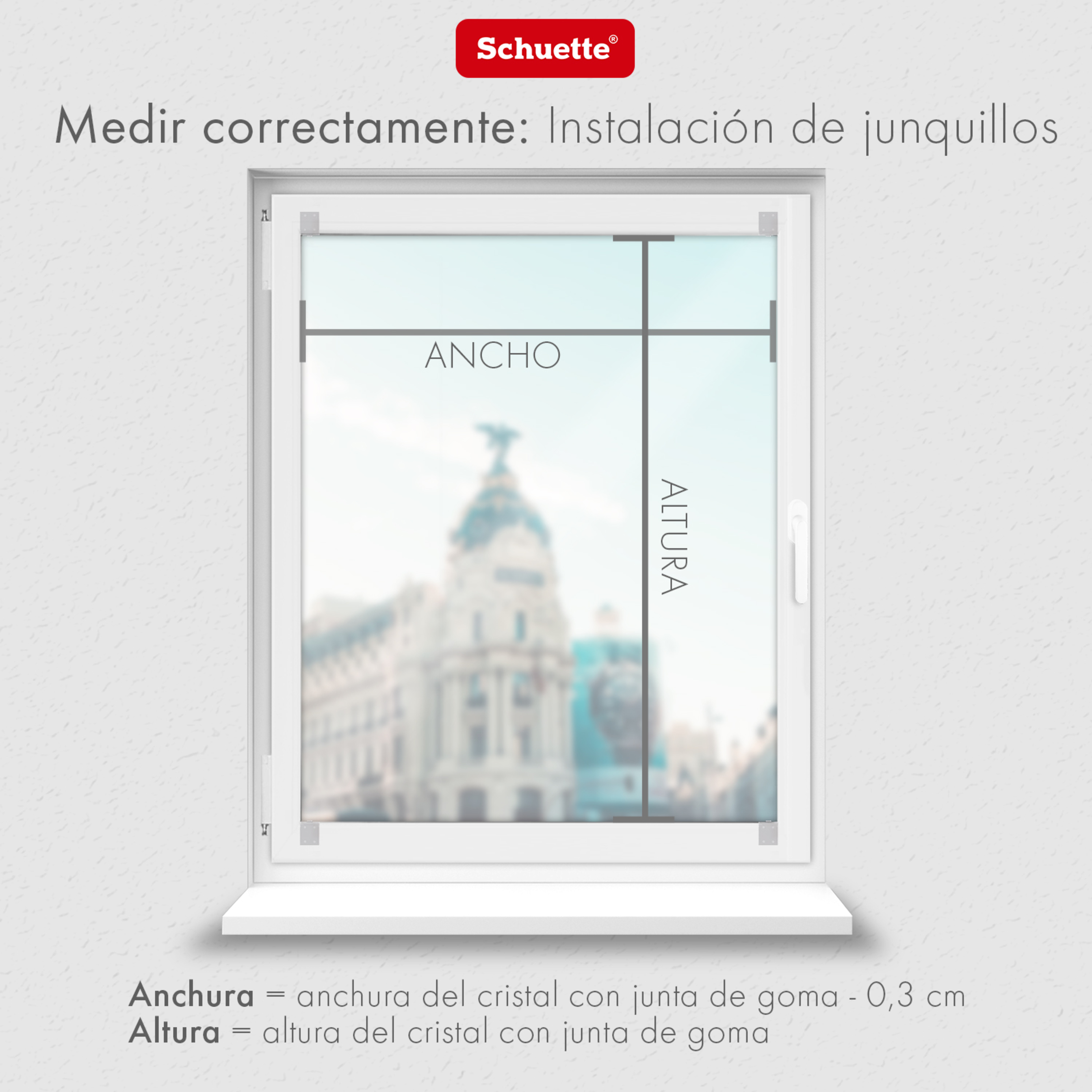 Cómo medir para un estor plisado para pegar en el marco interior