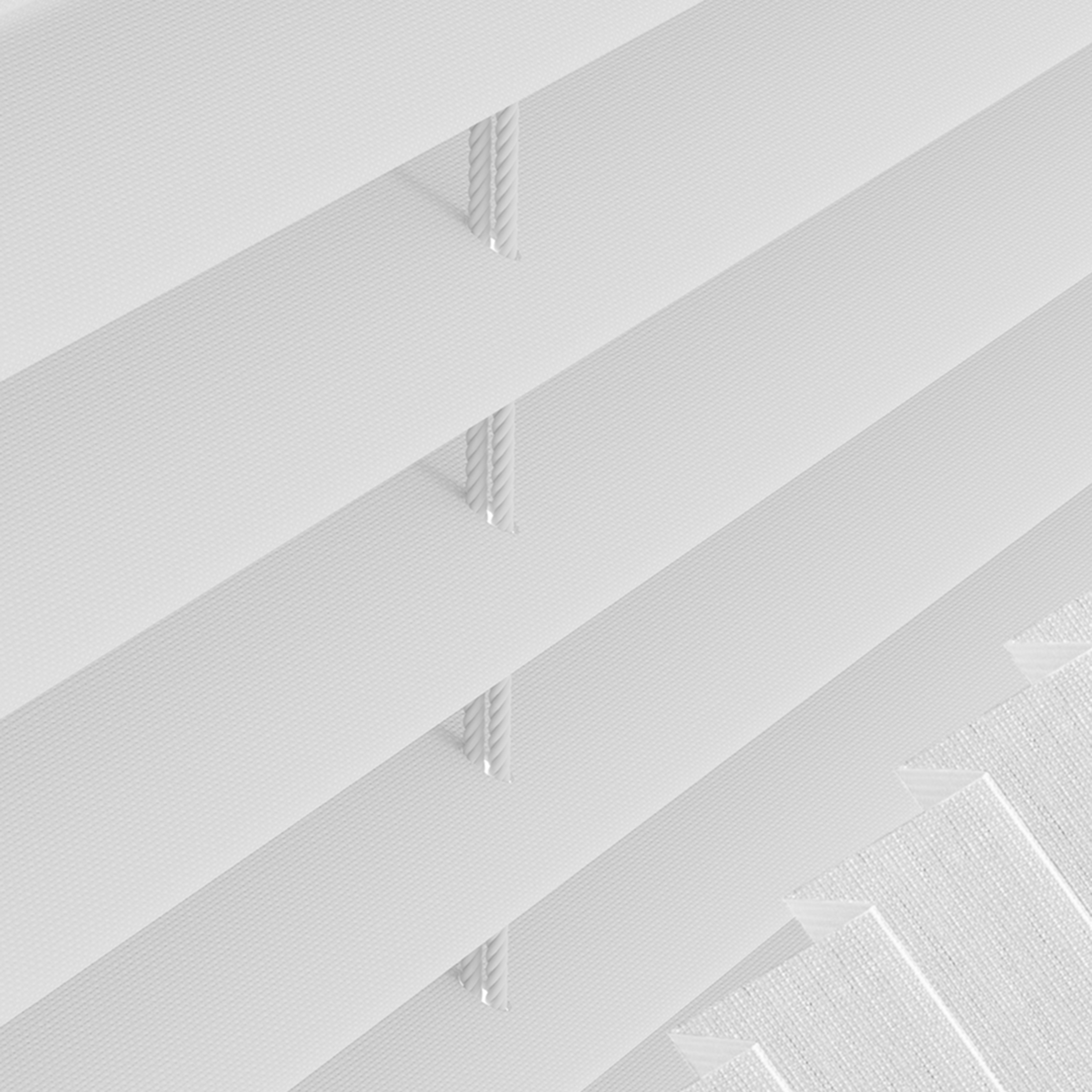 Thermo pleated blind White