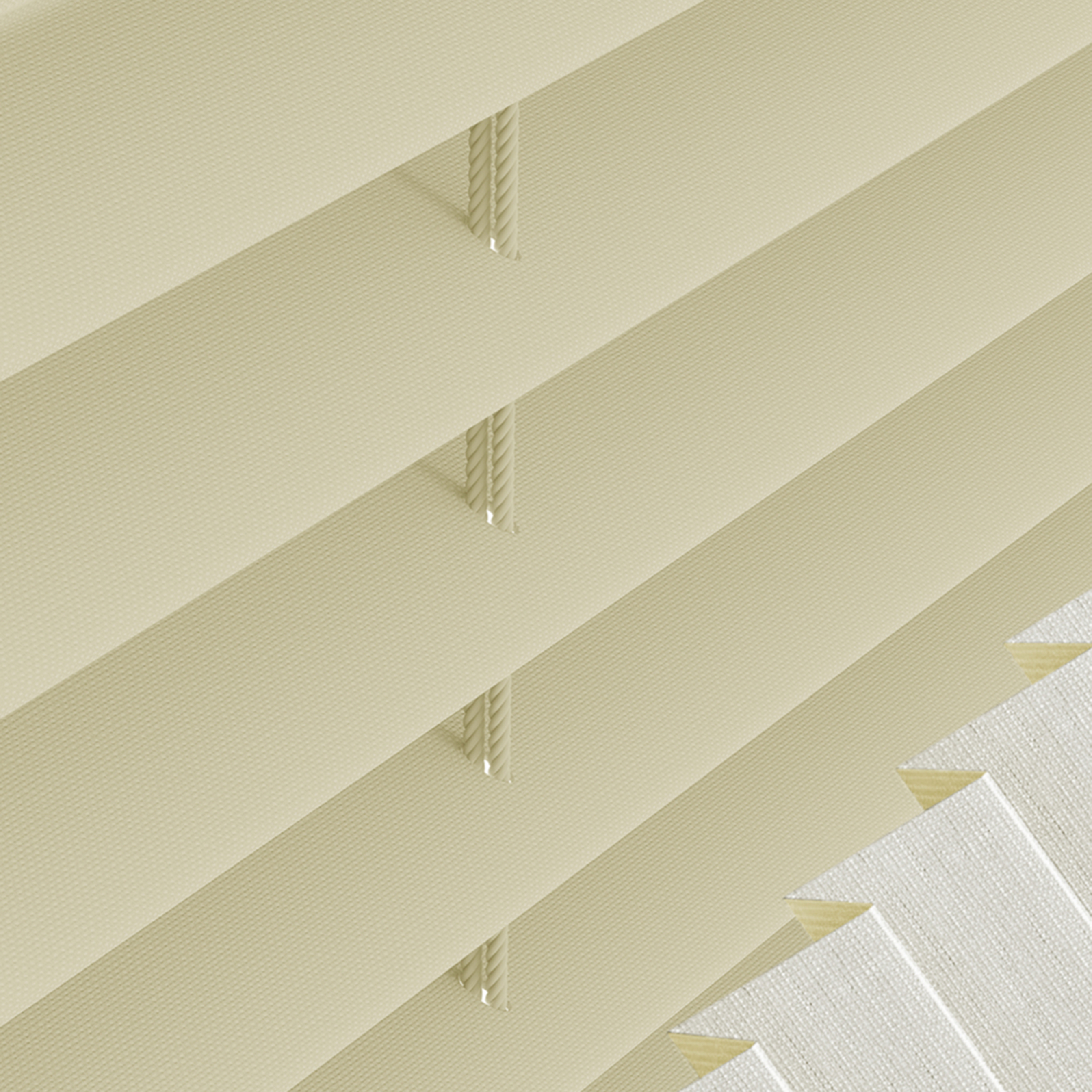 Thermo plisségardin Beige