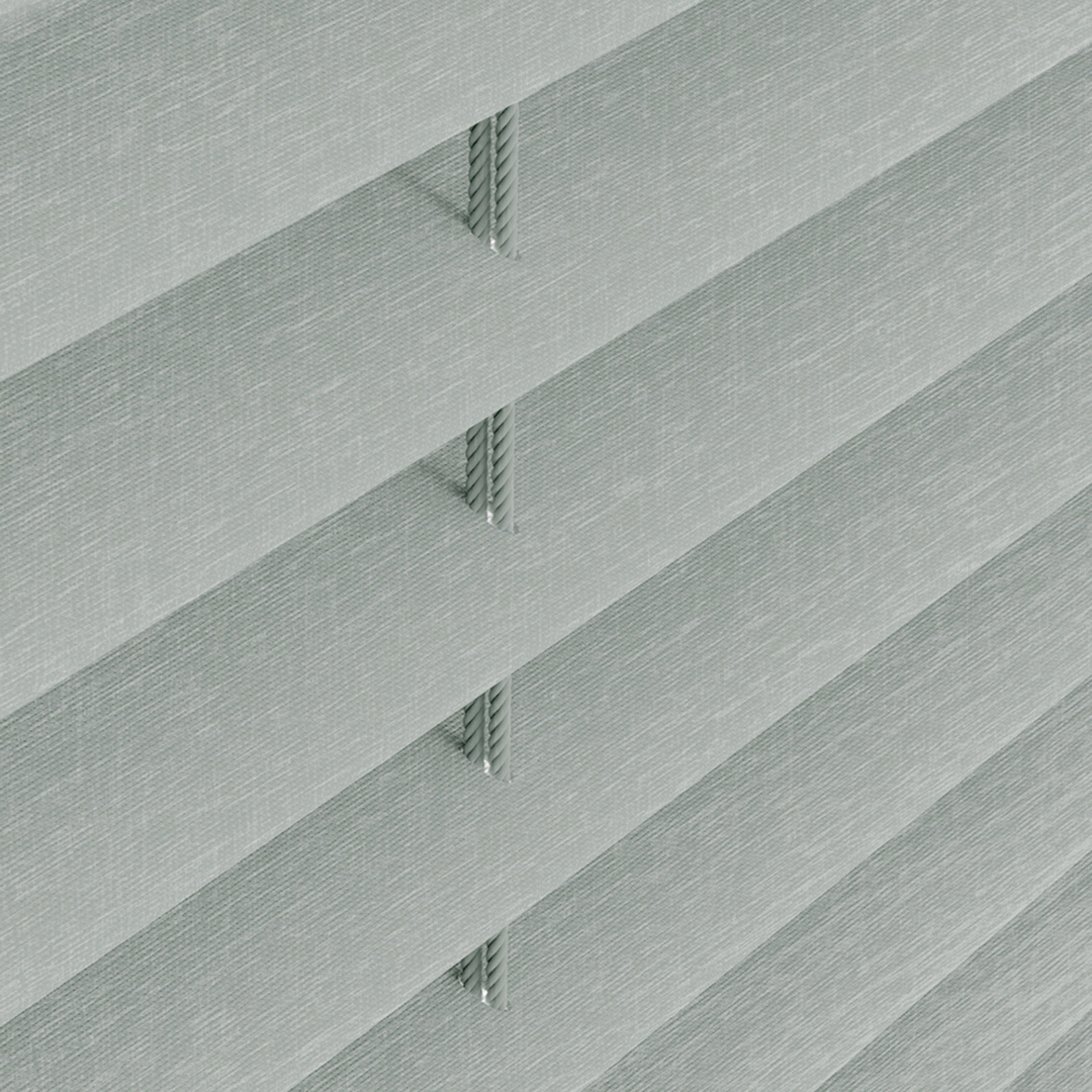 Melange Plissee Grau