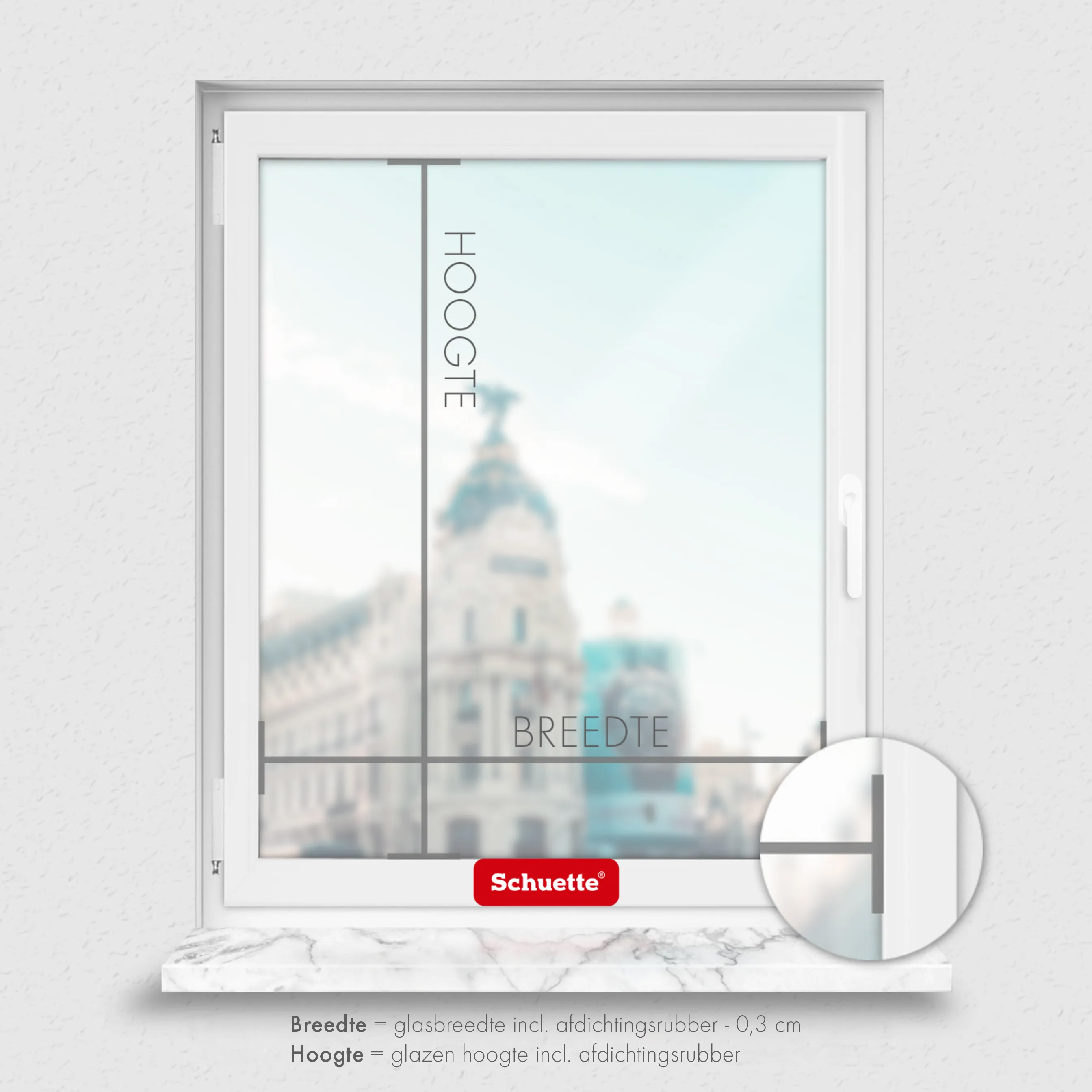 Hoe meten voor een plisségordijn met boren