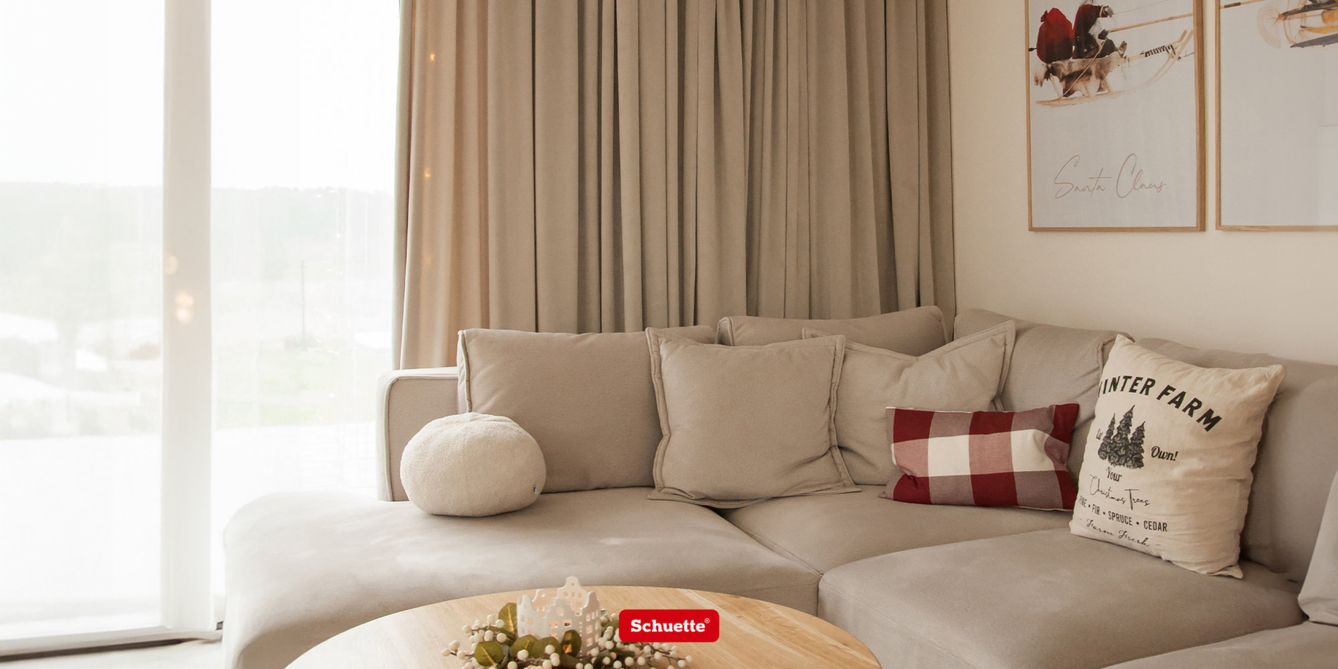 cortinas opacas a medida para el salón