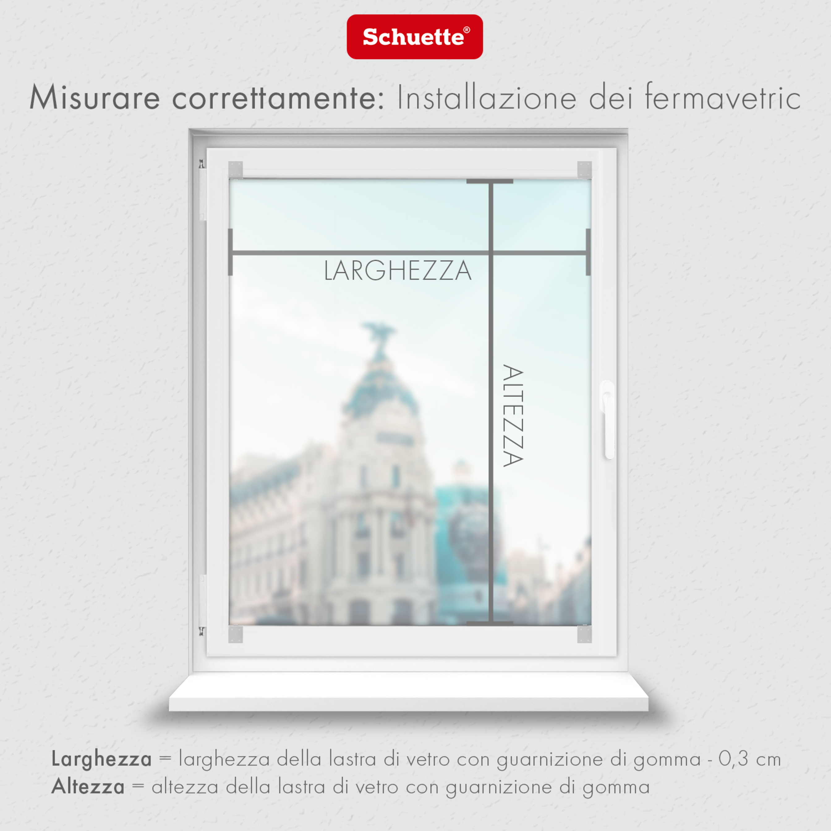 Come misurare per una tenda plissettata a nido d’ape da incollare sul telaio interno