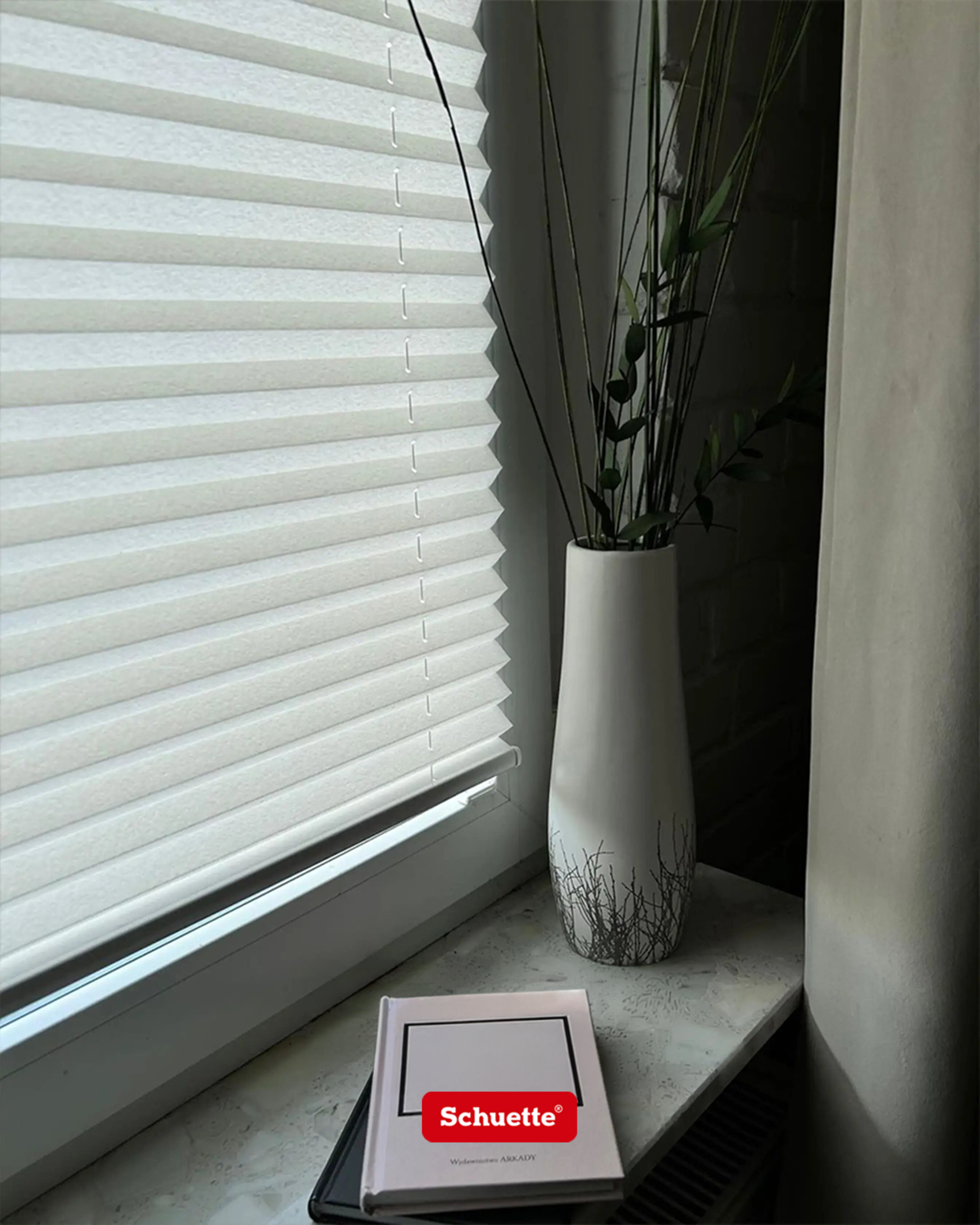 plissee kleben auf glasleiste