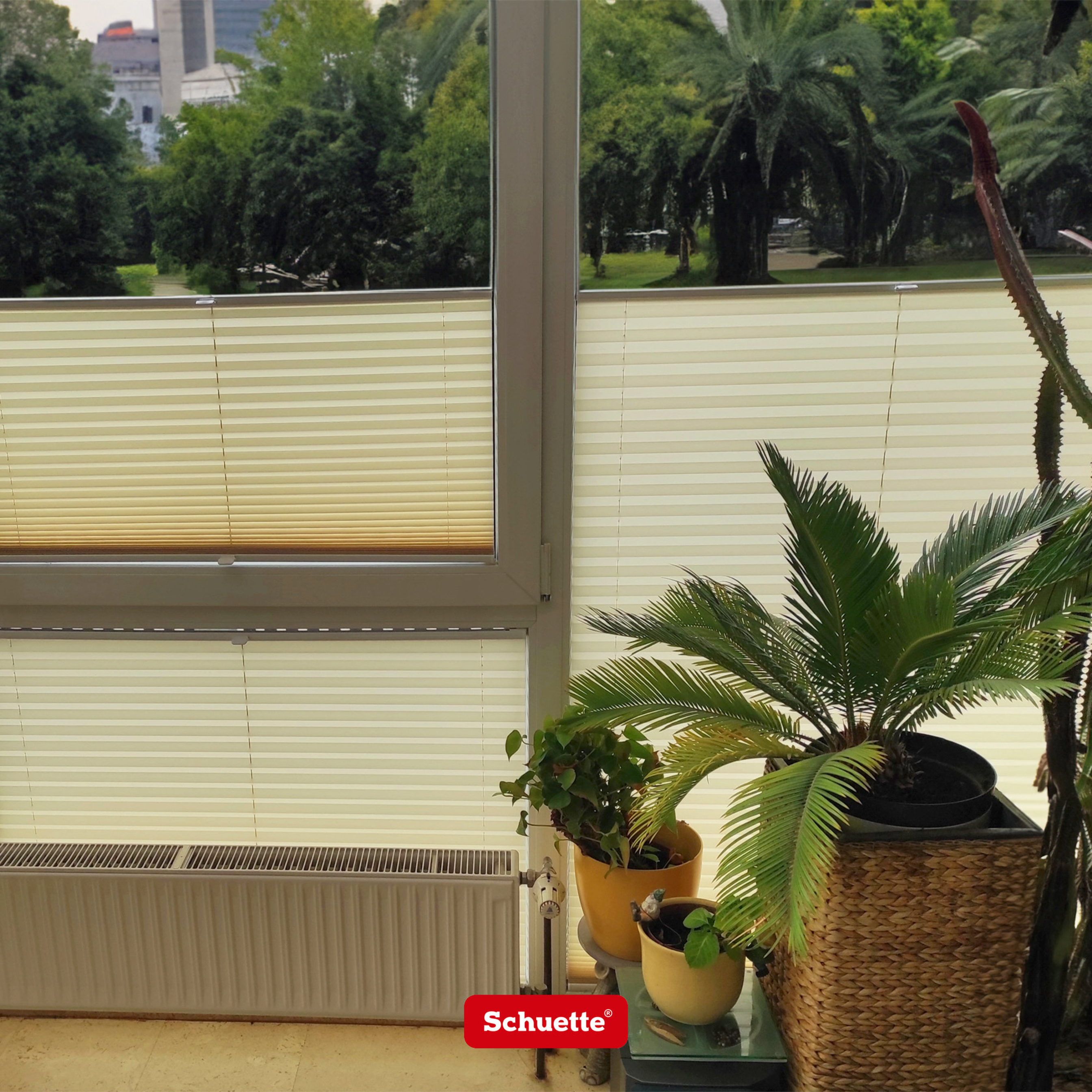 plissee für balkontür und terrasse befestigen