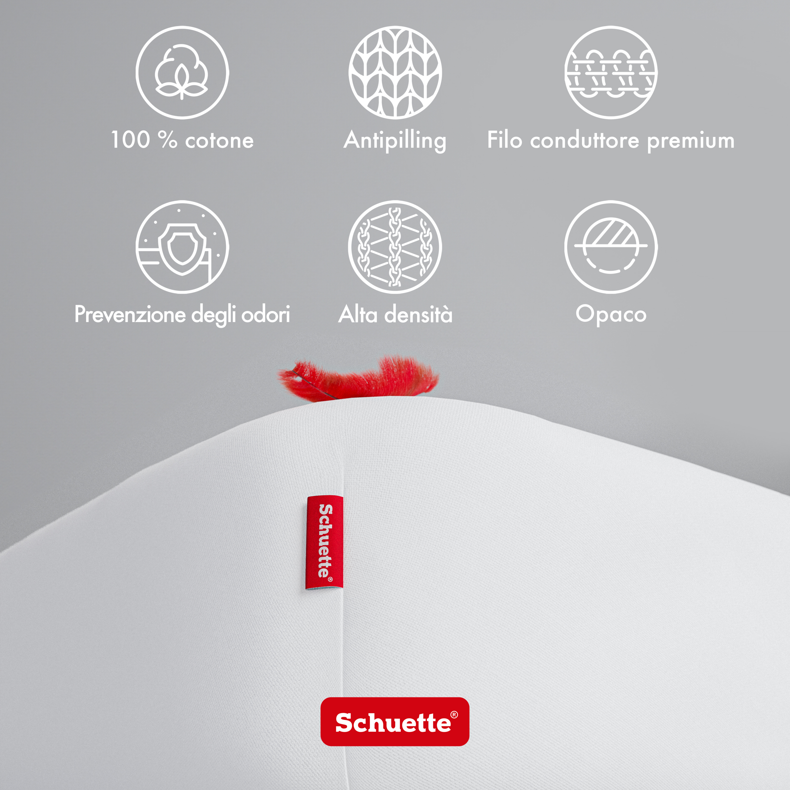 Schuette® Spannbettlaken • 200 x 200 • Wow! Kollektion: Fluff White (Weiß) • 100% Superfluff Baumwolle, Blickdicht, Faltenfrei • mit Rundumgummi • Matratzenhöhe bis 40 cm