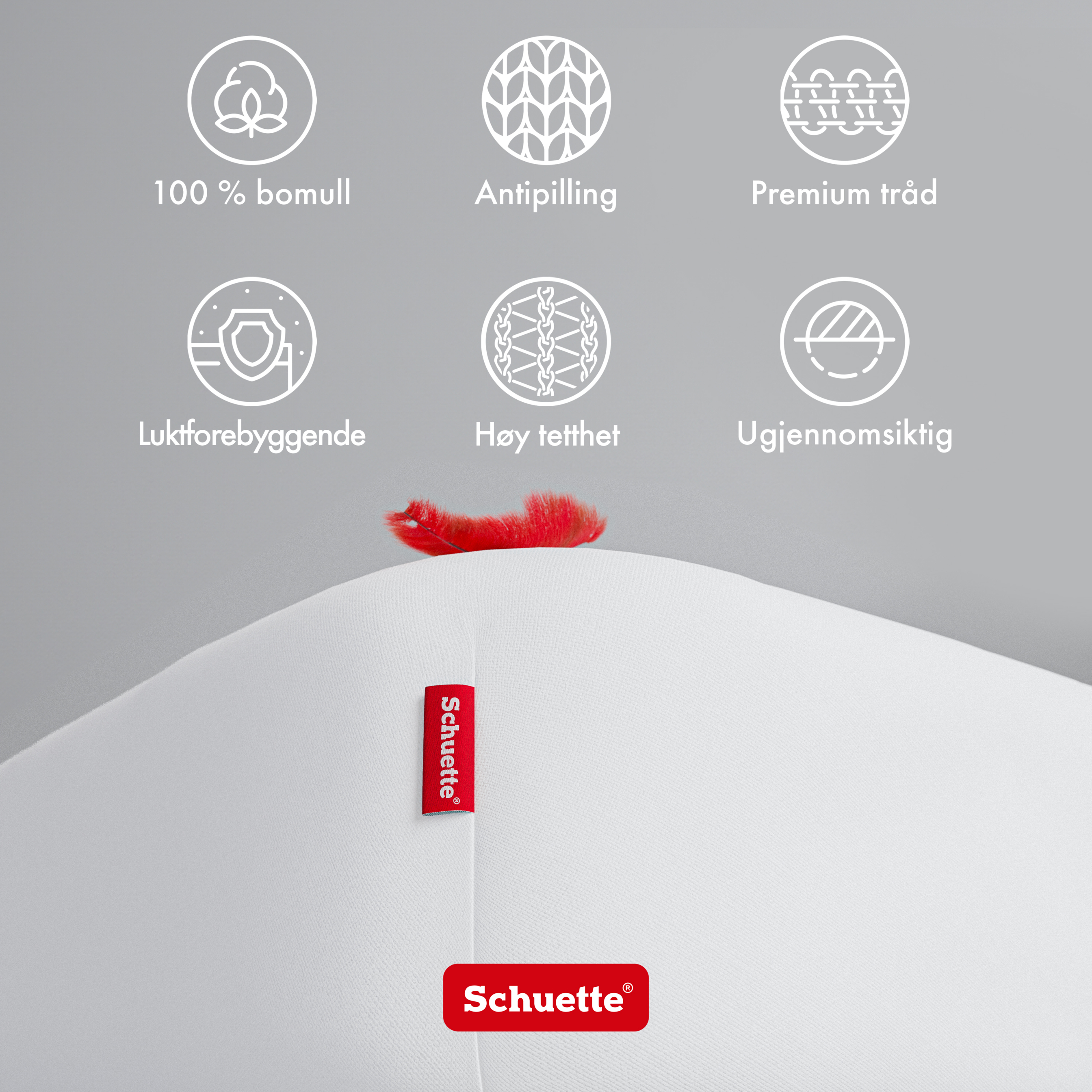 Schuette® Spannbettlaken • 200 x 200 • Wow! Kollektion: Fluff White (Weiß) • 100% Superfluff Baumwolle, Blickdicht, Faltenfrei • mit Rundumgummi • Matratzenhöhe bis 40 cm