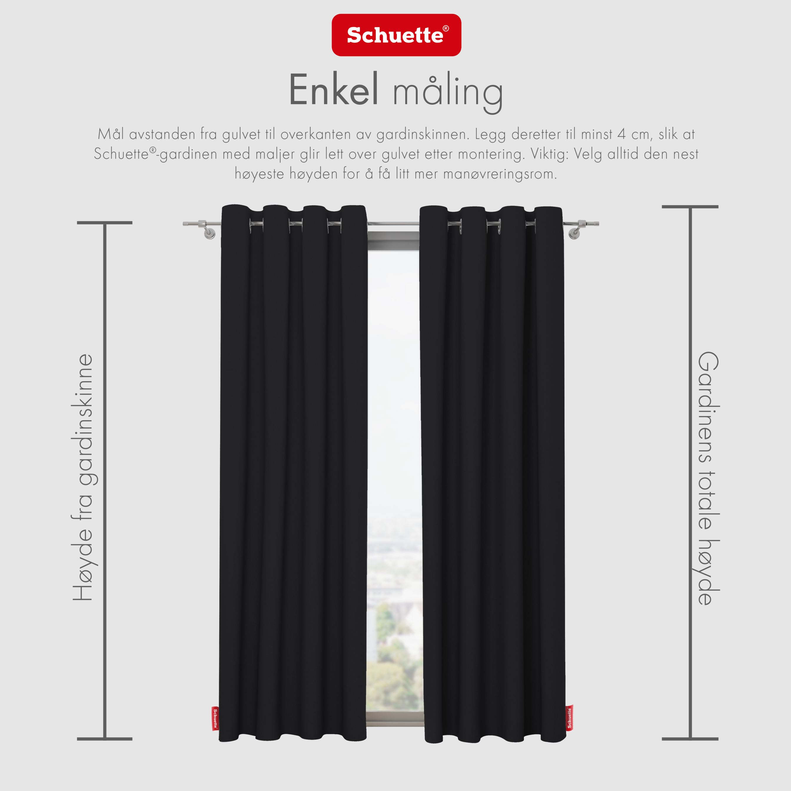 Schuette® Verdunkelungs-Vorhang Gardine mit Ösen nach Maß ● Century Black Kollektion: Raven Feather (Schwarz) ● 1 Stück ● Knitterfrei Pflegeleicht Thermo Blickdicht & stark Abdunkelnd