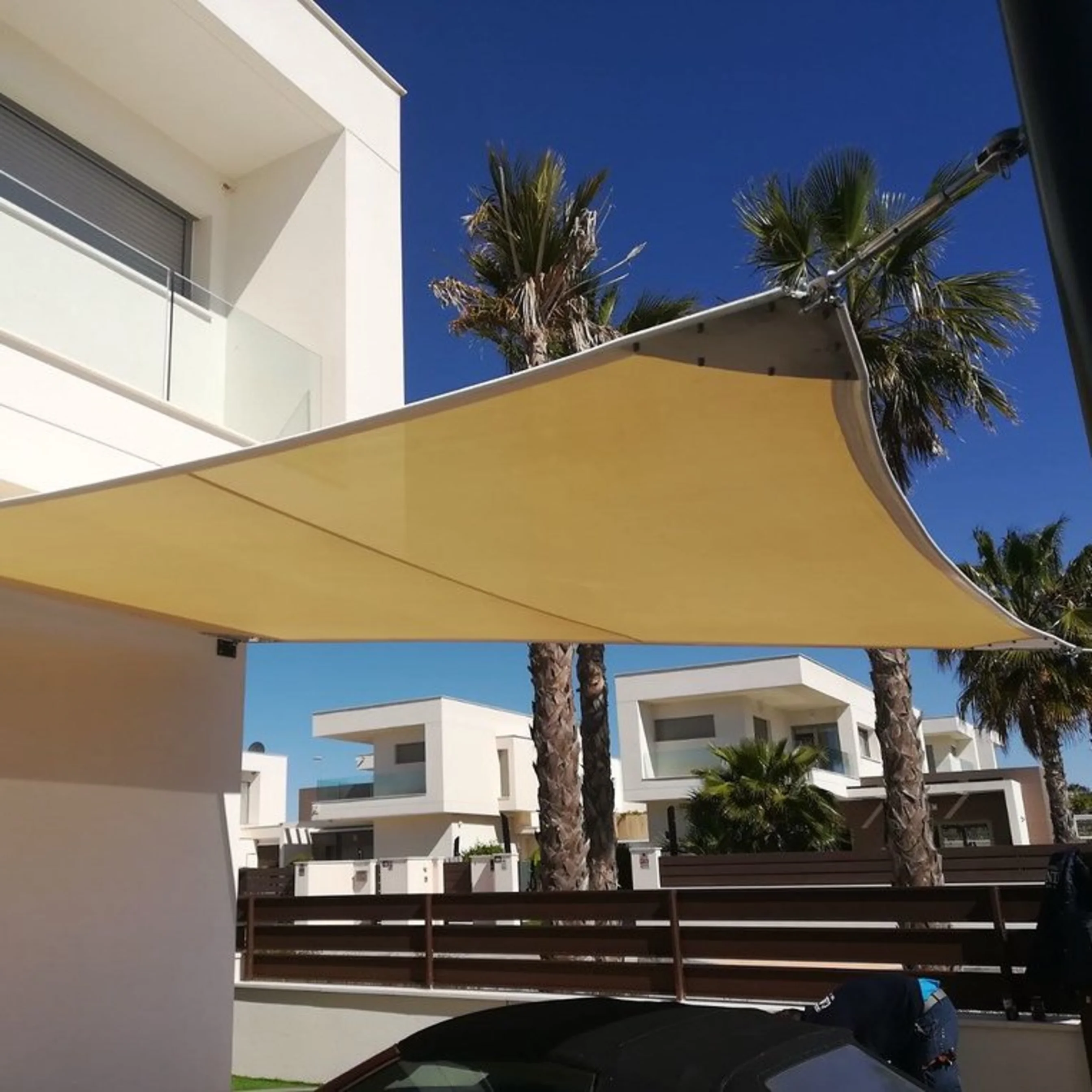 toldo sombra rectangular