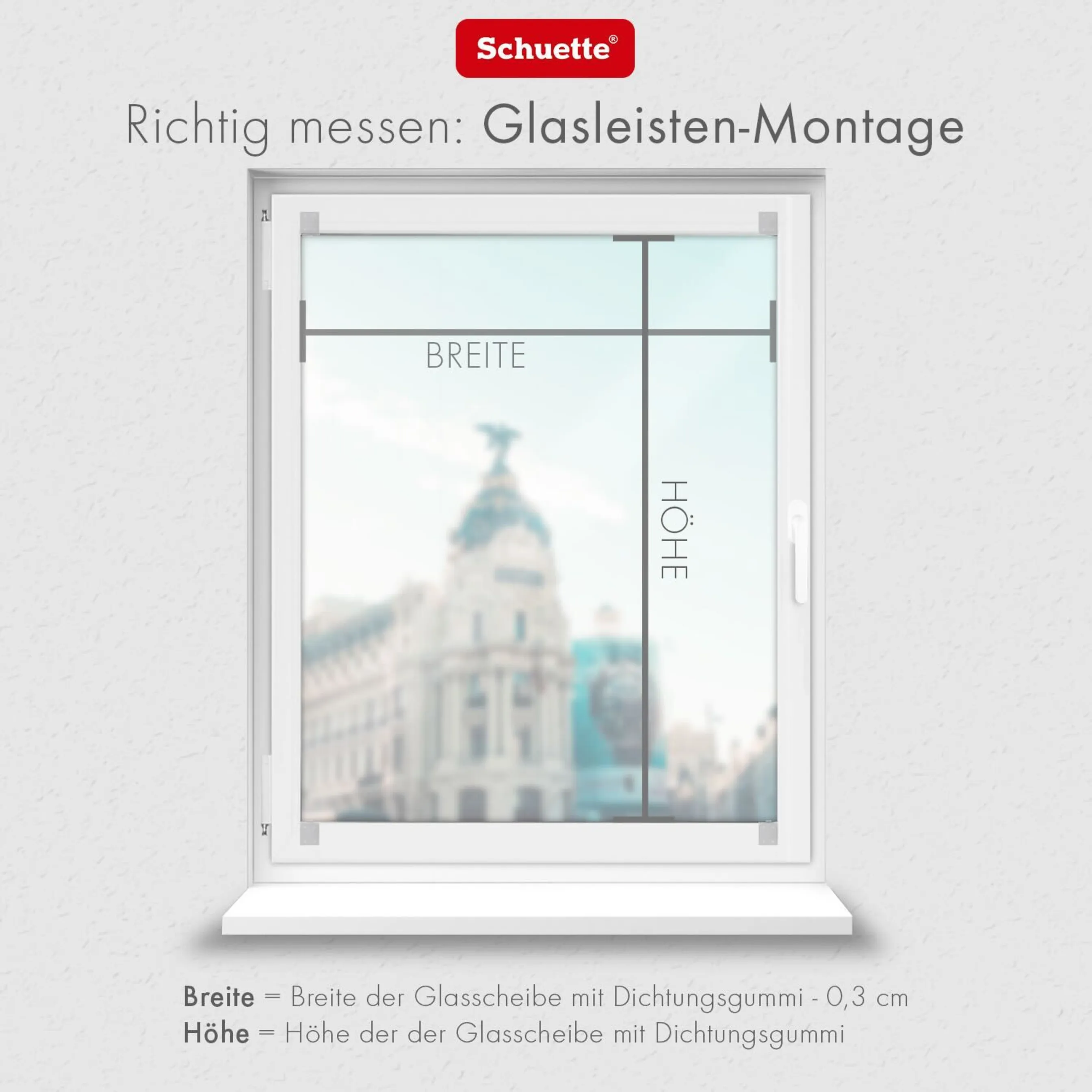 Schuette® Plissee ohne Bohren nach Maß • Suprafix Halterung “Zum Kleben” • Premium Kollektion: A Way Home (Silber) • Profilfarbe: Walnuss