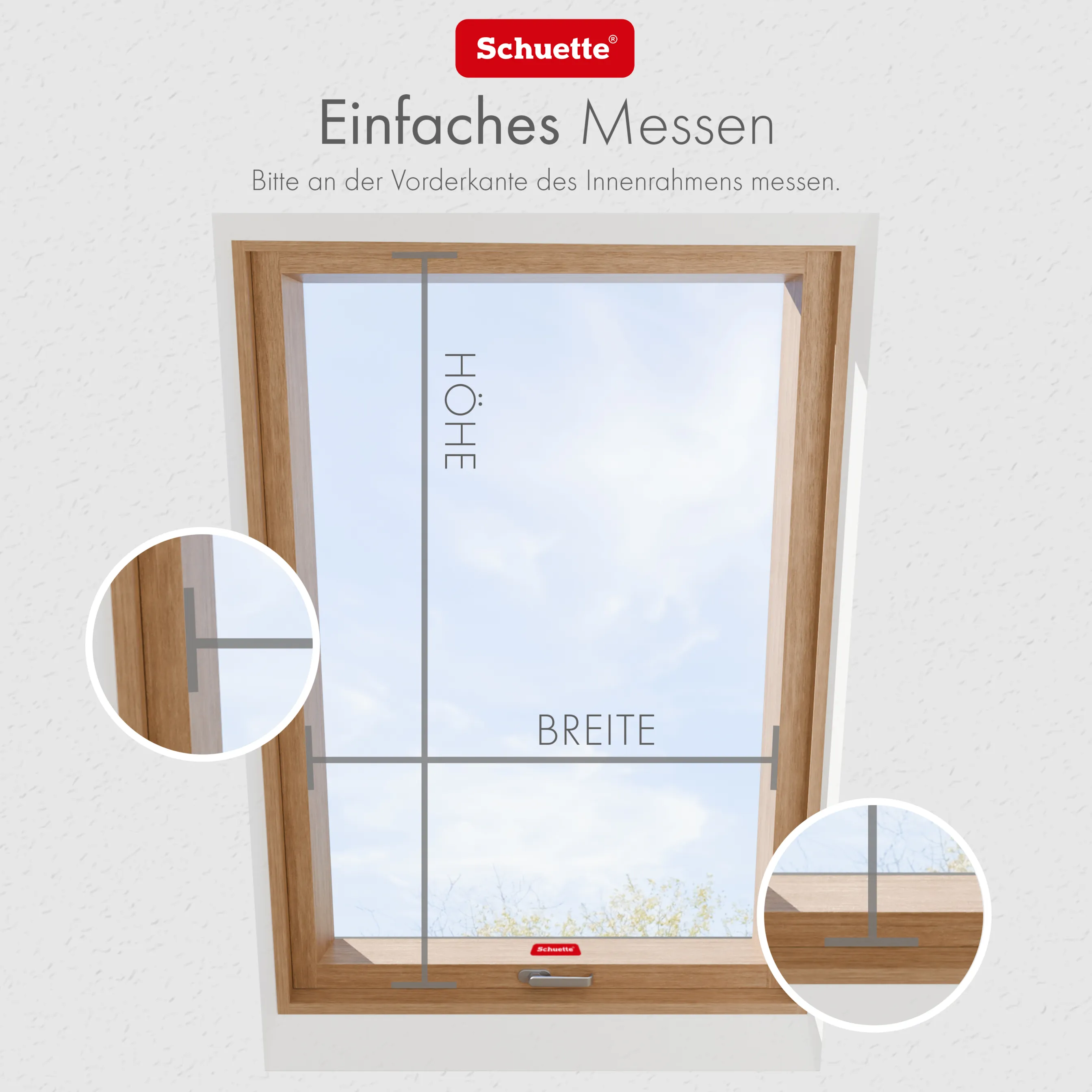 Schuette® Dachfenster Plissee nach Maß • Thermo Kollektion: White Day (Weiß) • Profilfarbe: Weiß