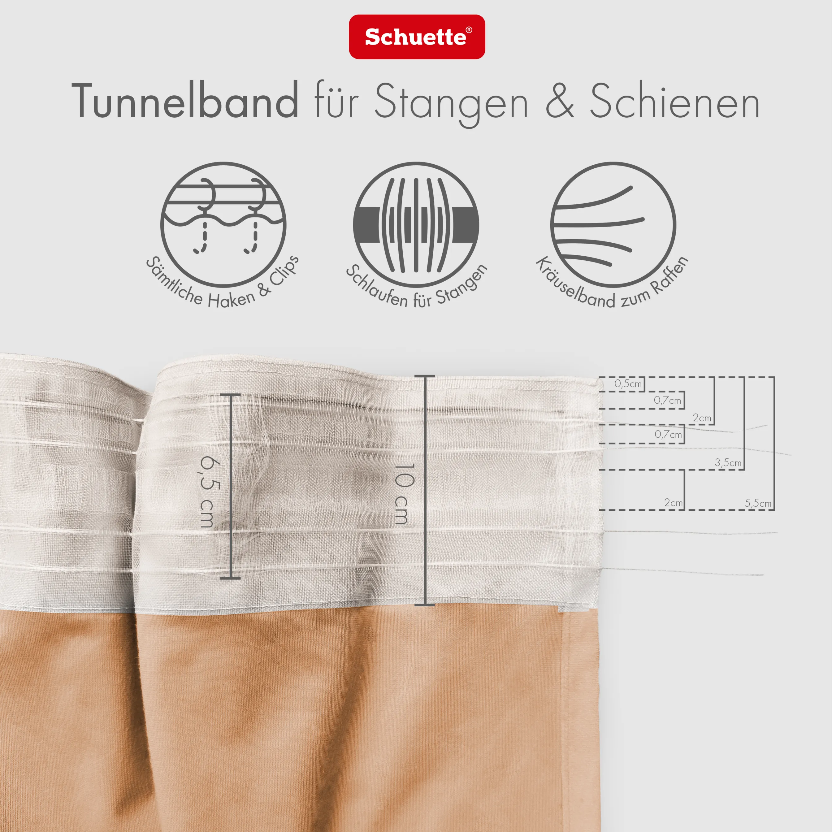 Schuette® Verdunkelungs-Vorhang Gardine mit Tunnelband nach Maß ● Millenium Velvet Kollektion: Plum (Purple) ● 1 Stück ● Knitterfrei Pflegeleicht Thermo Blickdicht & stark Abdunkelnd