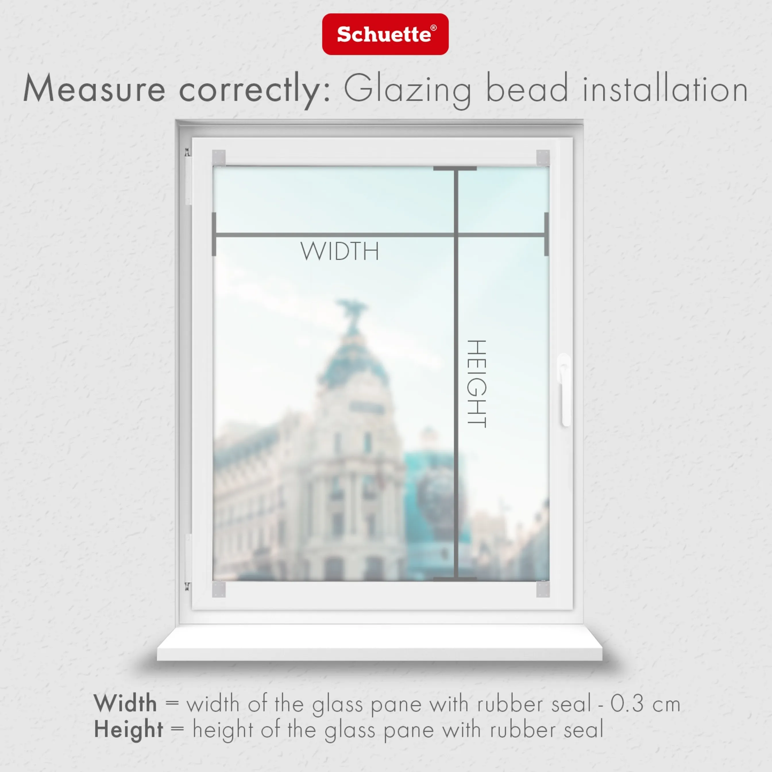 Schuette® Plissee ohne Bohren nach Maß • Suprafix Halterung “Zum Kleben” • Premium Kollektion: A Way Home (Silber) • Profilfarbe: Braun