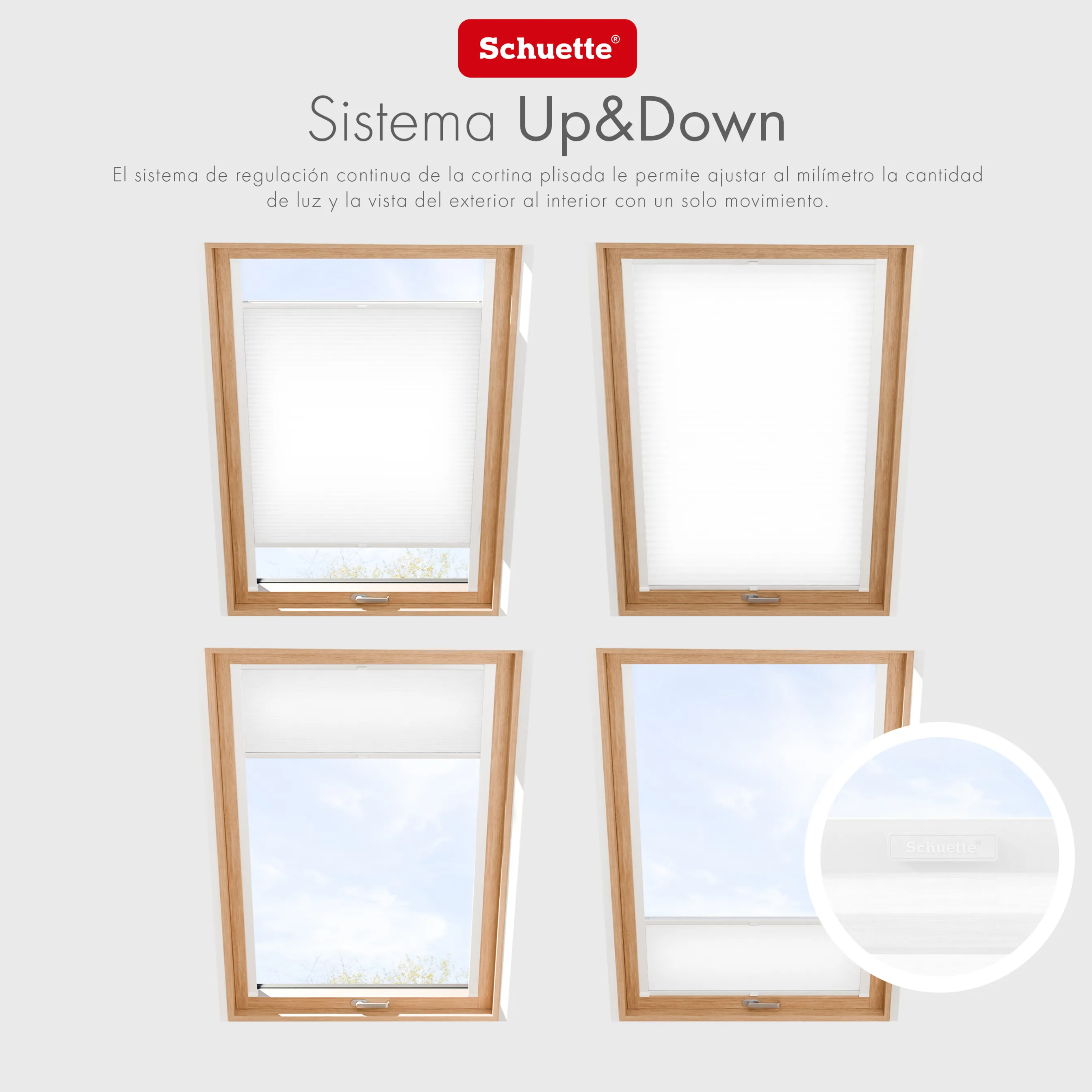 Schuette® Dachfenster Wabenplissee nach Maß • Thermo x Honey Kollektion: Coconut Kiss (Weiß) • Profilfarbe: Weiß