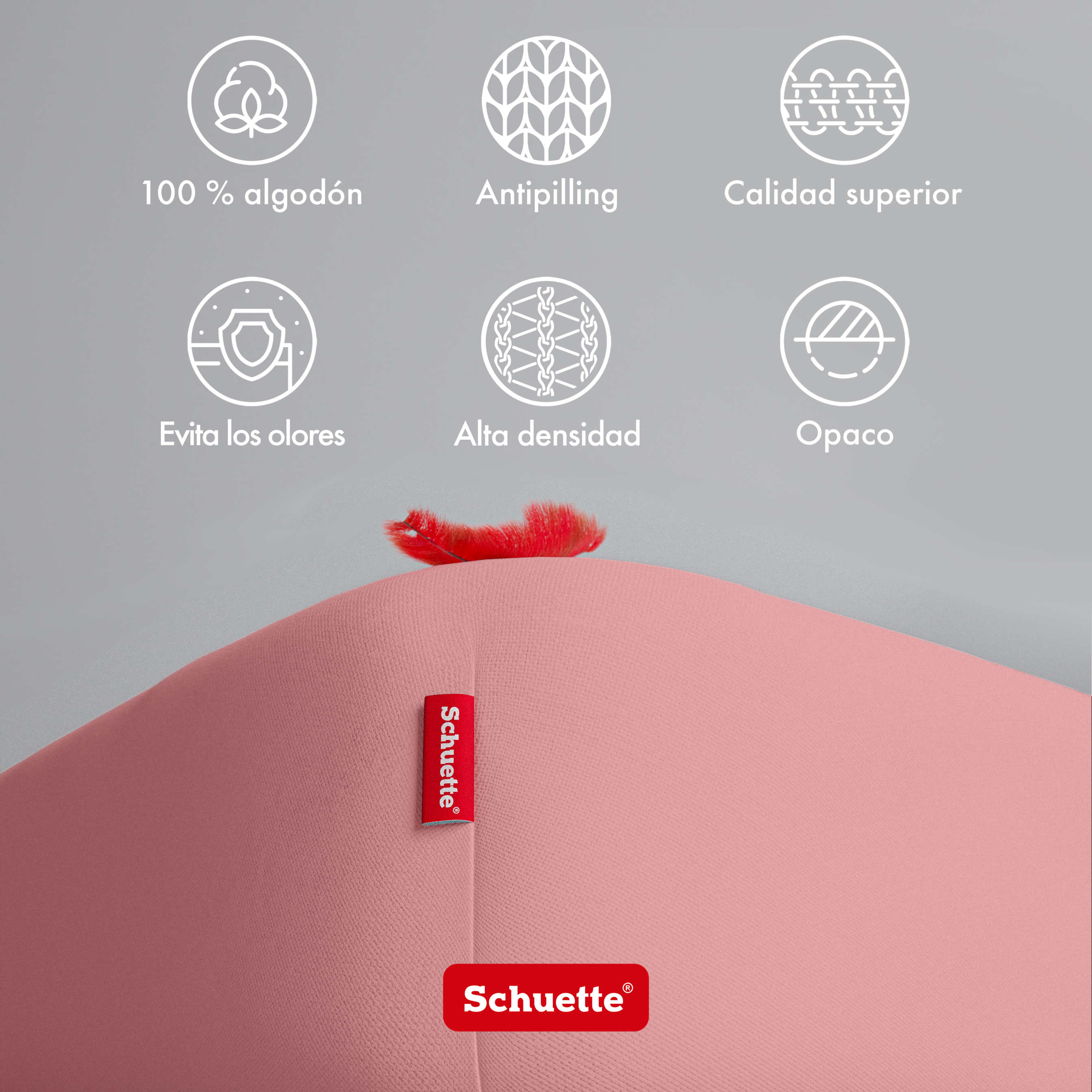 Schuette® Topper Spannbettlaken • 200 x 200 • Wow! Kollektion: Pink Fiction (Altrosa) • 100% Superfluff Baumwolle, Blickdicht, Faltenfrei • mit Rundumgummi • Matratzenhöhe bis 10 cm