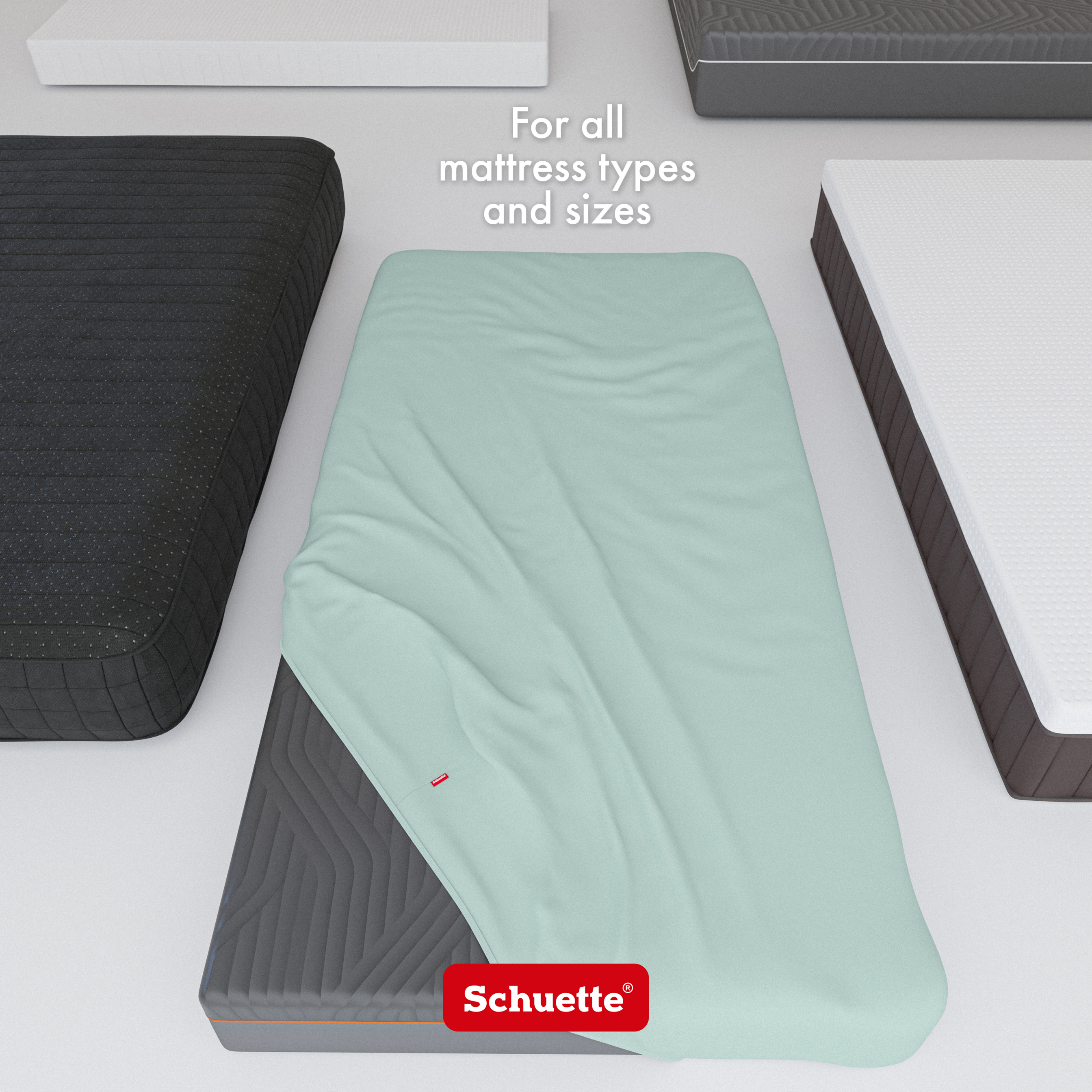Schuette® Spannbettlaken mit Rundumgummi • 60 x 120 • Wow! Kollektion: Almond Cream (Ecru) • 100% Superfluff Baumwolle, Blickdicht, Faltenfrei • Matratzenhöhe bis 10 cm