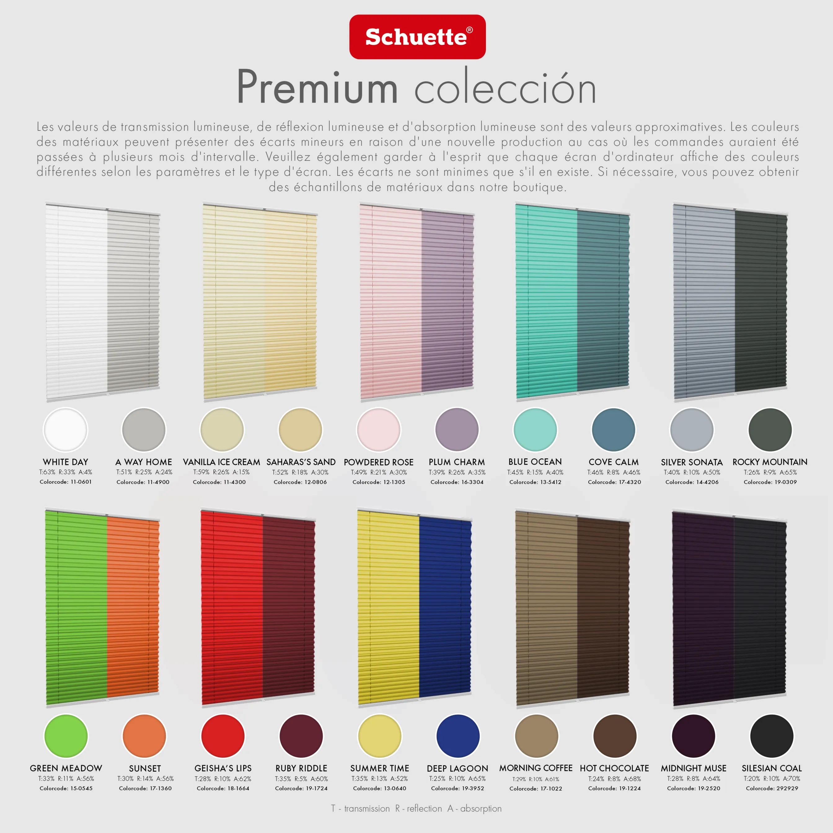 Schuette® Dachfenster Plissee nach Maß • Premium Kollektion: Ruby Riddle (Dunkelrot) • Profilfarbe: Walnuss