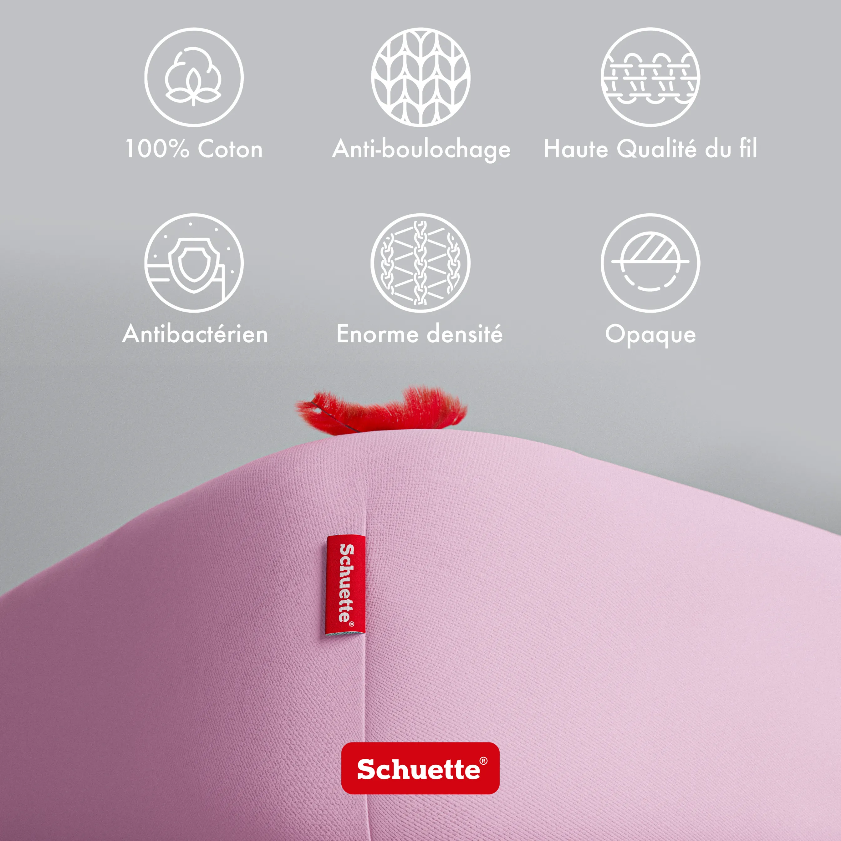 Schuette® Topper Spannbettlaken • 90 x 200 • Wow! Kollektion: Let me Pink! (Rosa) • 100% Superfluff Baumwolle, Blickdicht, Faltenfrei • mit Rundumgummi • Matratzenhöhe bis 10 cm