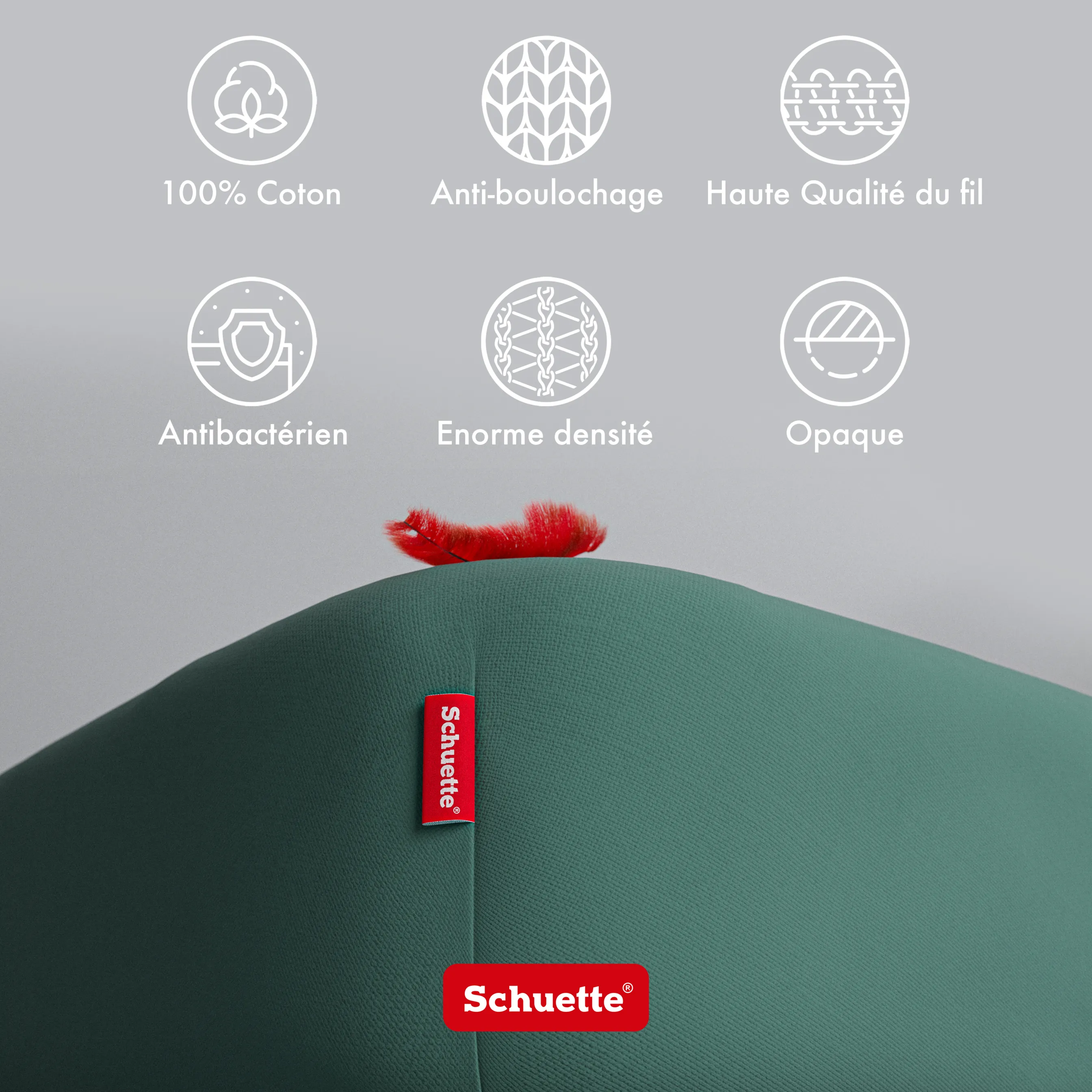 Schuette® Topper Spannbettlaken • 100 x 200 • Wow! Kollektion: Miss Emerald (Dunkelgrün) • 100% Superfluff Baumwolle, Blickdicht, Faltenfrei • mit Rundumgummi • Matratzenhöhe bis 10 cm