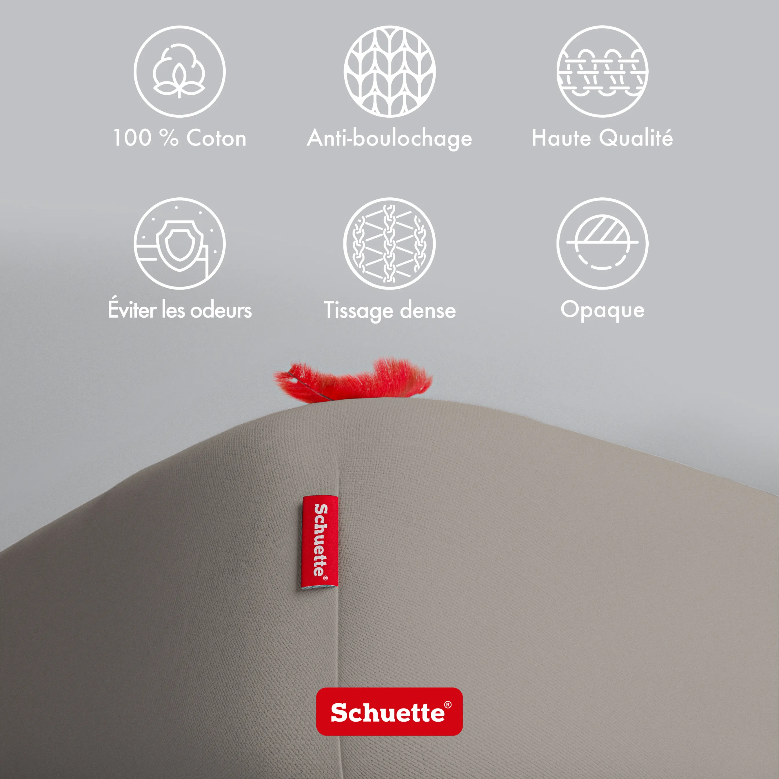 Schuette® Spannbettlaken • 100 x 200 • Wow! Kollektion: Mocha Mia! (Cappuccino) • 100% Superfluff Baumwolle, Blickdicht, Faltenfrei • mit Rundumgummi • Matratzenhöhe bis 35 cm